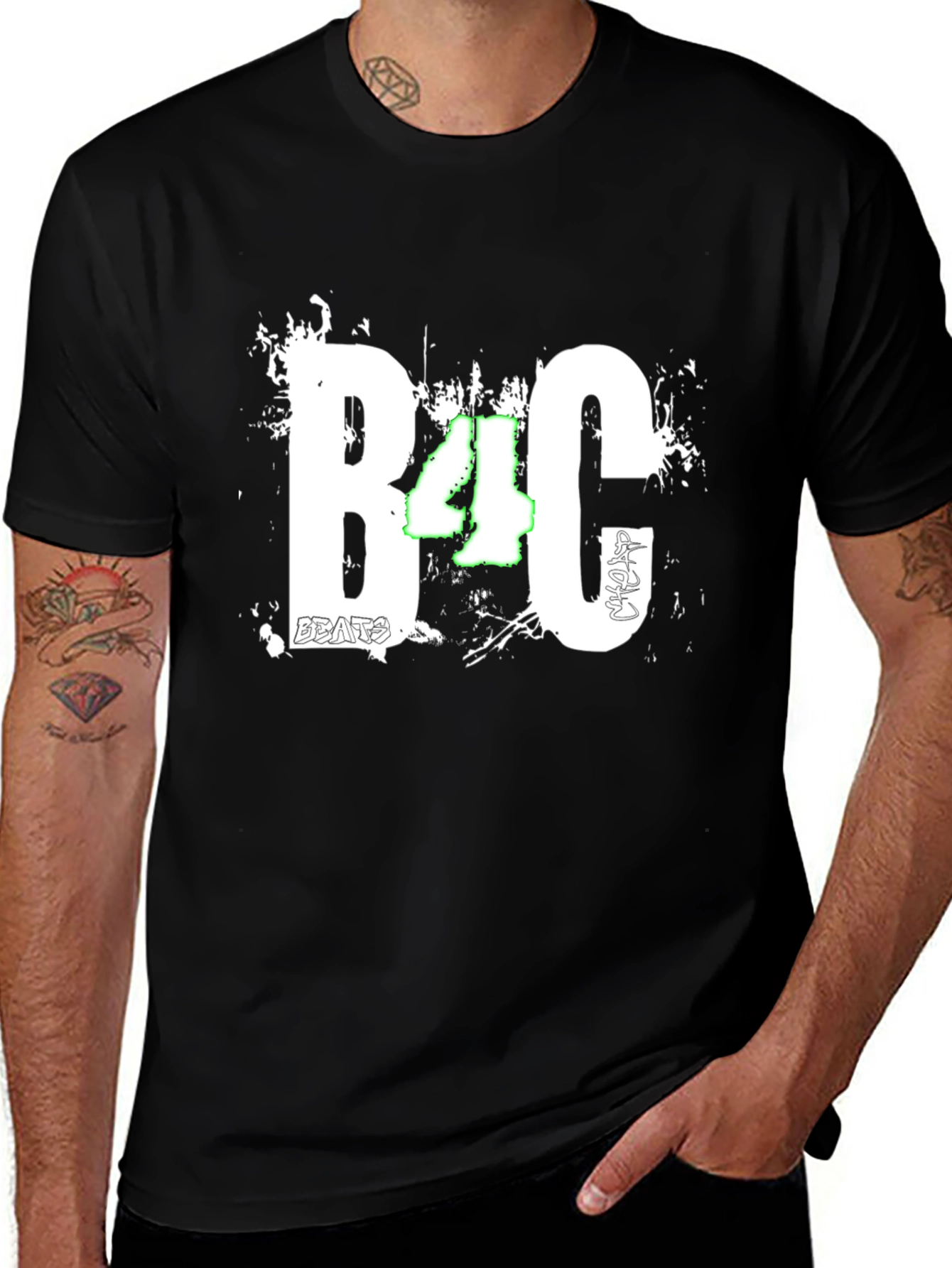 B4C Beats Black Graphic Tee