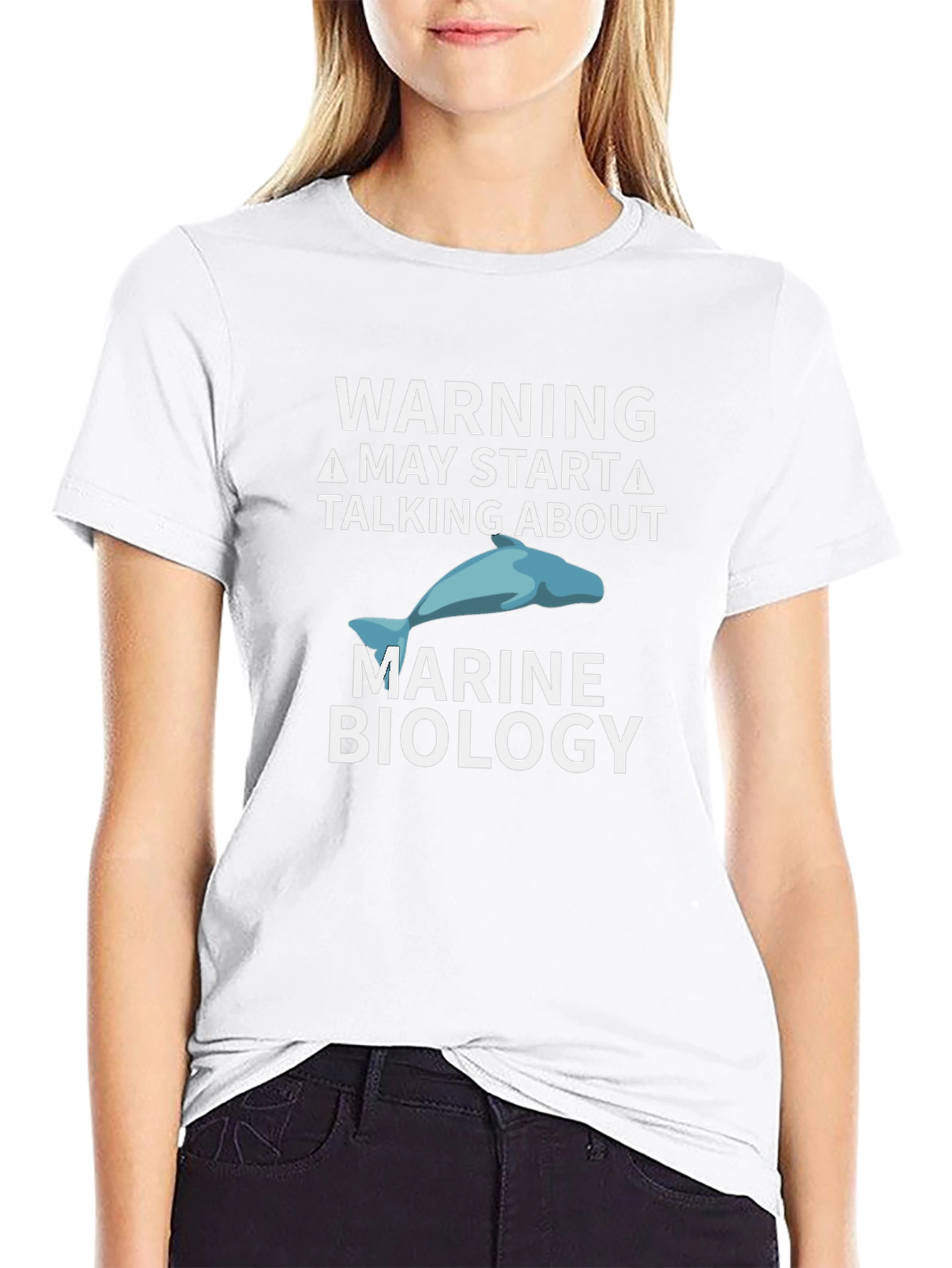 Warning Marine Biology T-Shirt