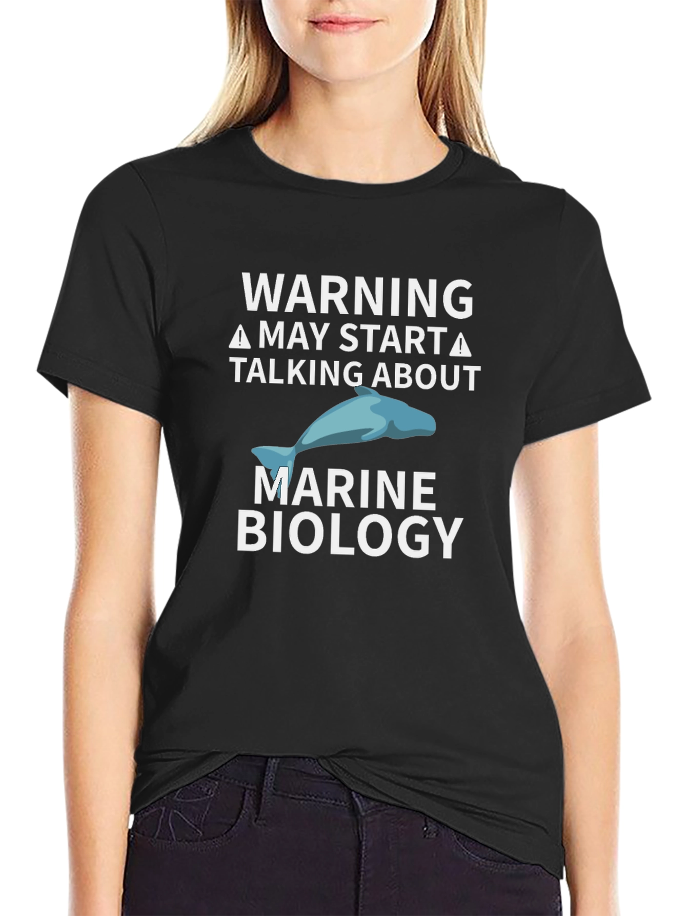 Warning Marine Biology T-Shirt