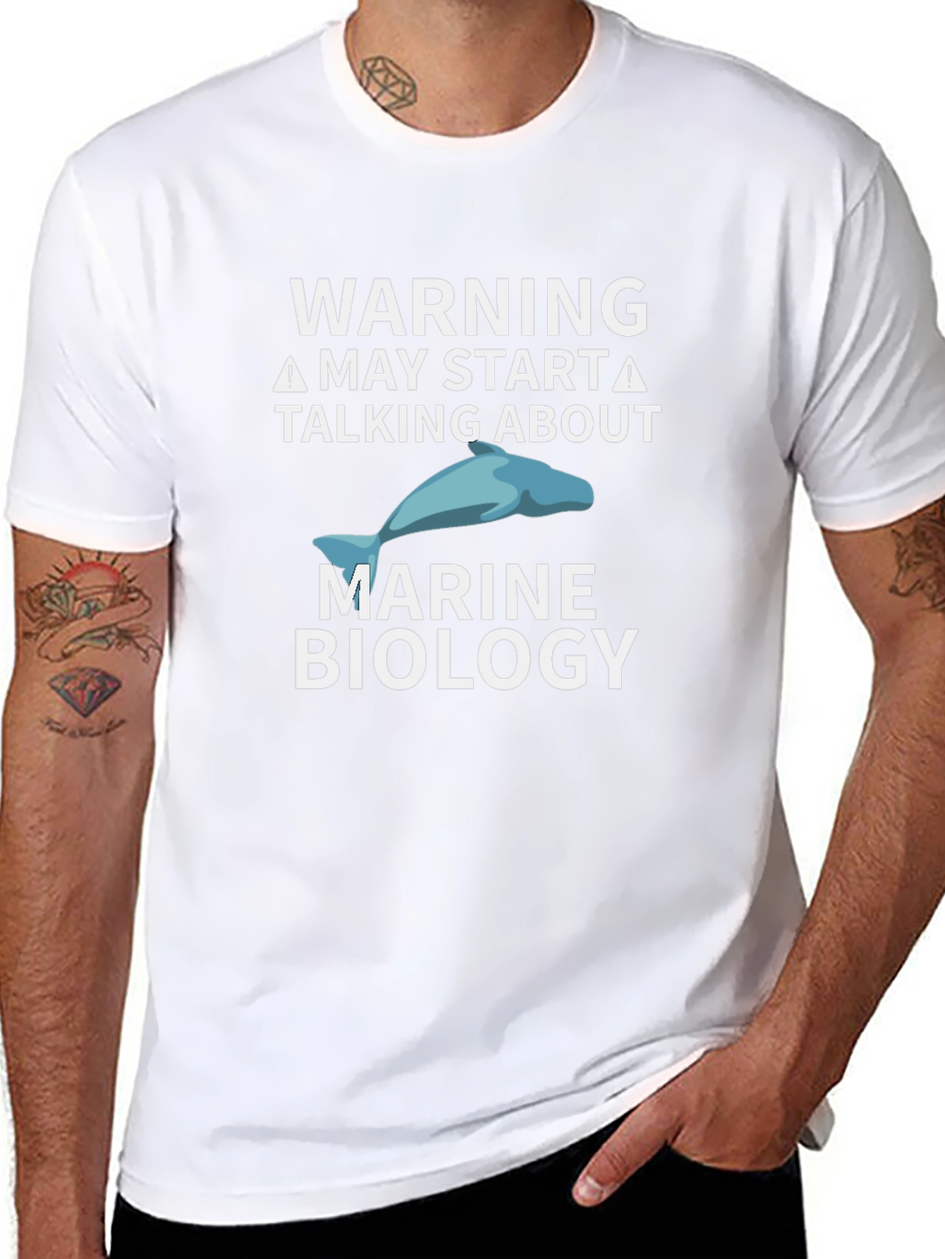 Warning Marine Biology T-Shirt