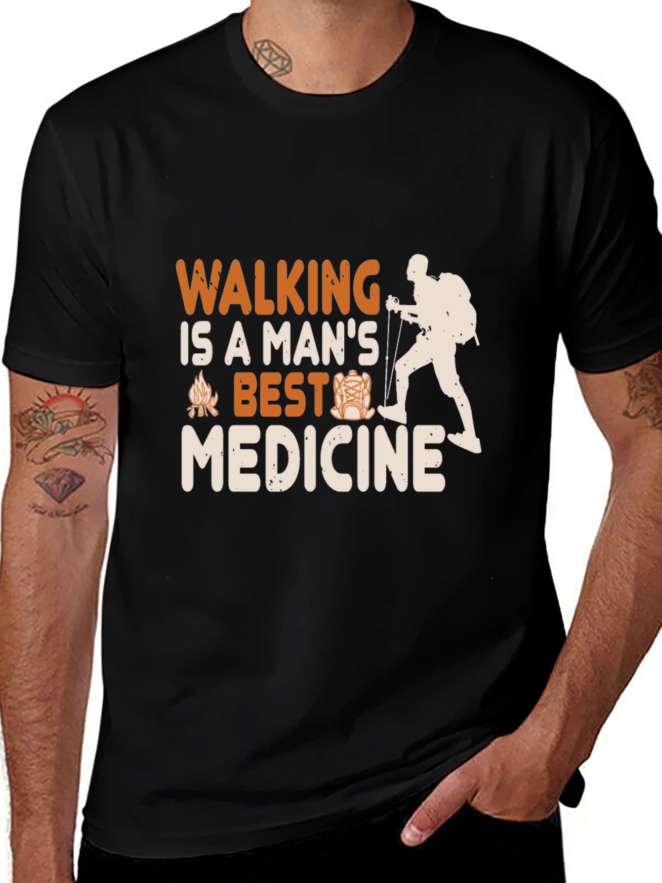 Walking is Medicine Graphic Tee
