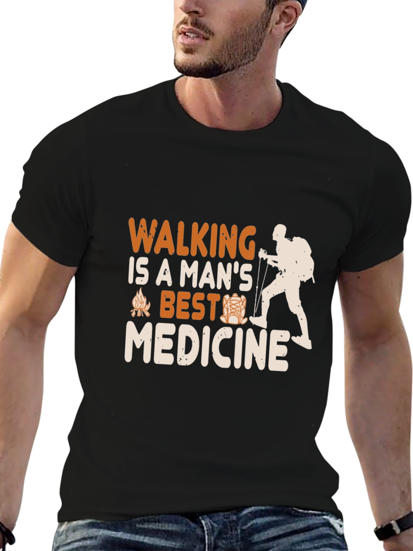 Walking is Medicine Graphic Tee