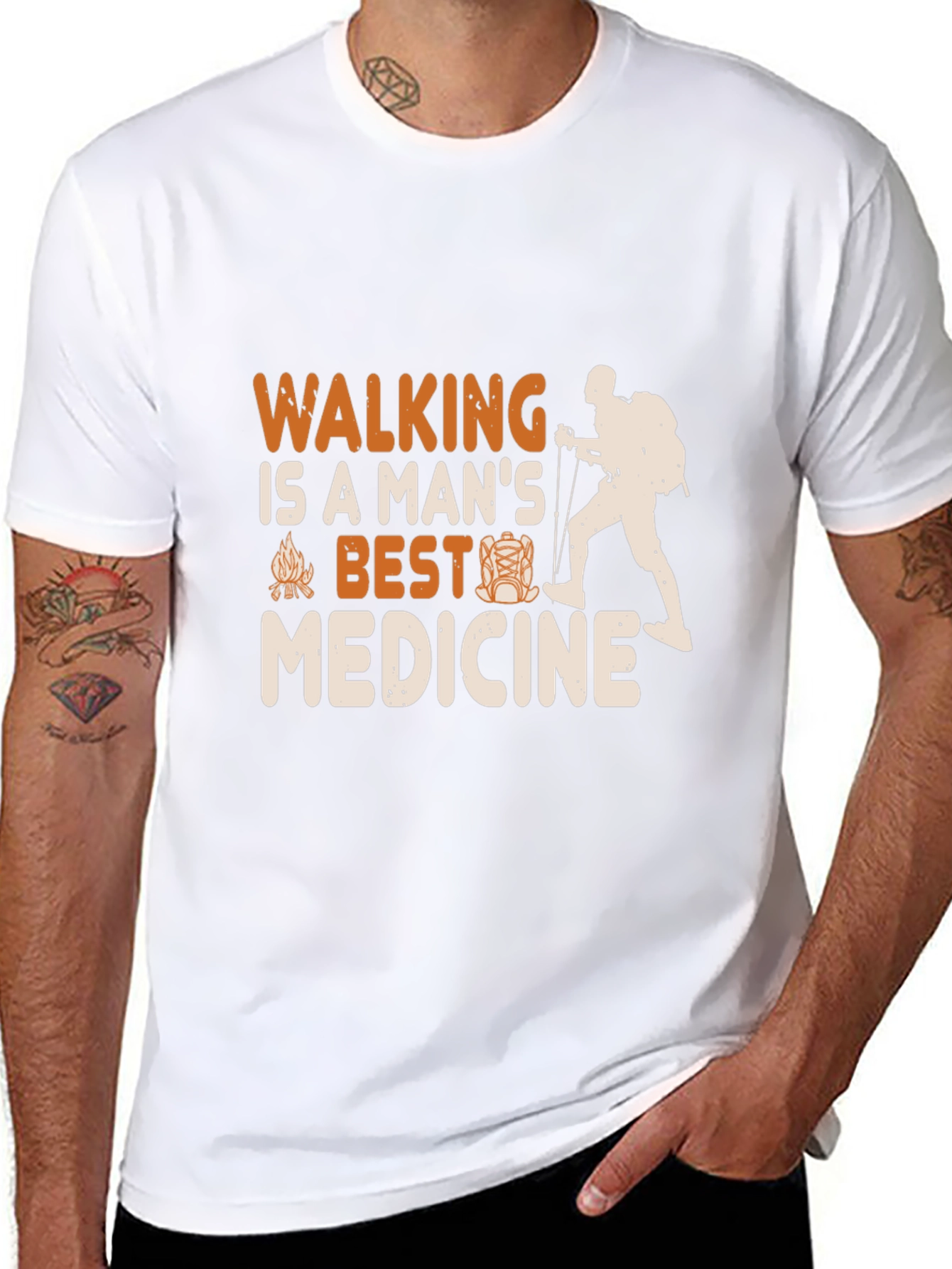 Walking is Medicine Graphic Tee