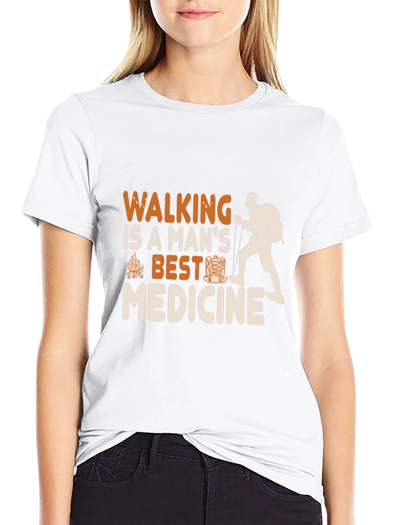 Walking is Medicine Graphic Tee