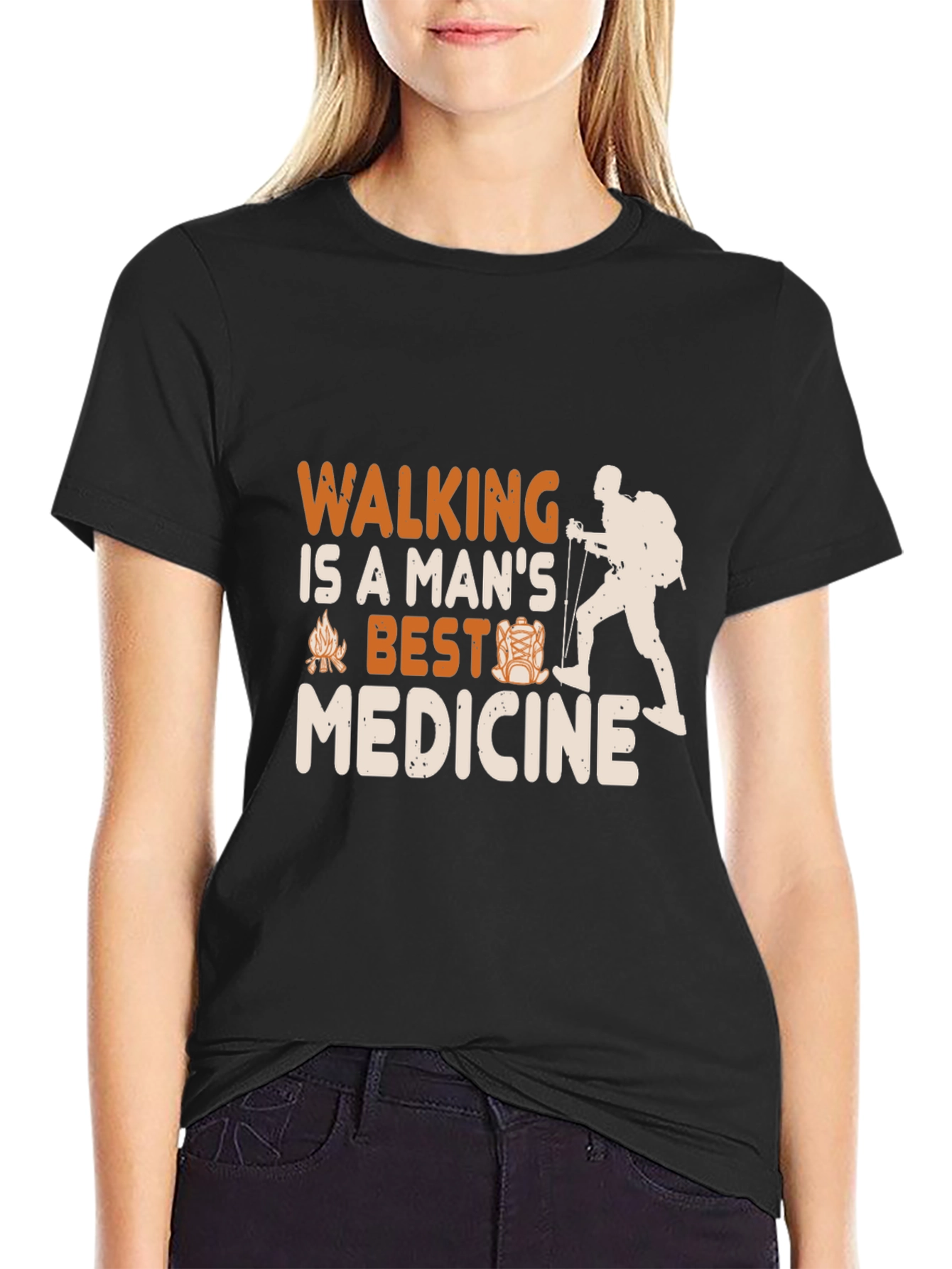 Walking is Medicine Graphic Tee