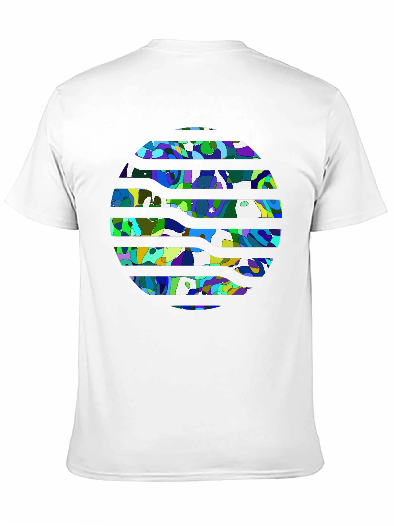 Abstract Art Tee - Black Graphic T-Shirt