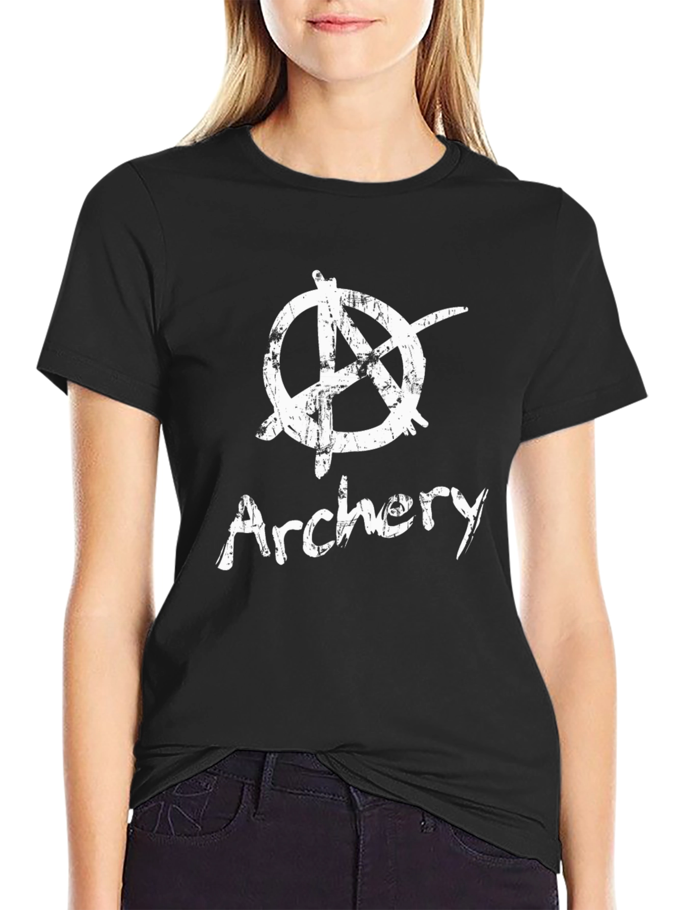 Archery Anarchy T-Shirt - Grunge Style