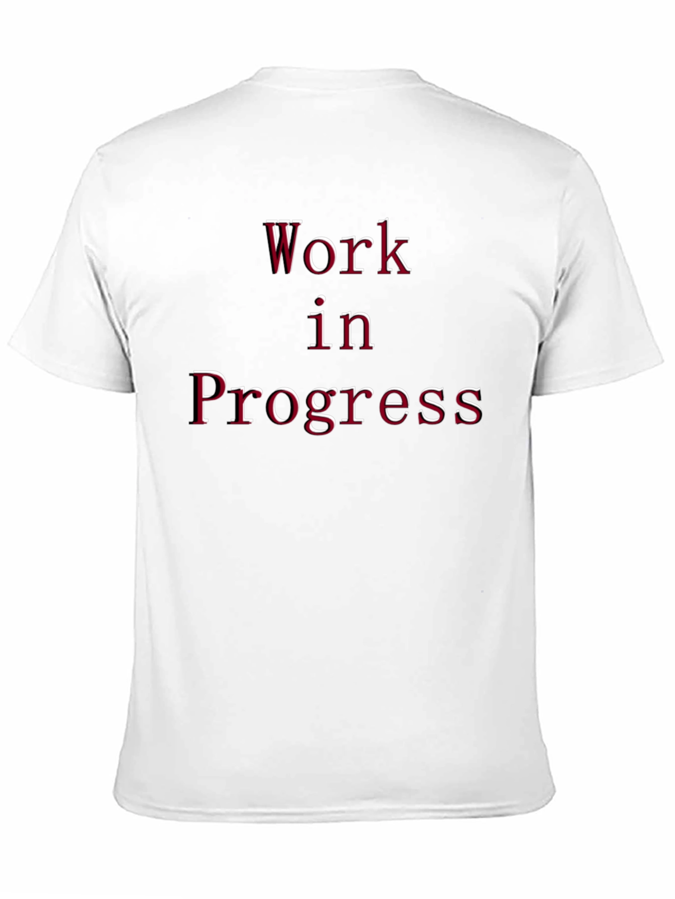 Work in Progress Graphic Tee - Black