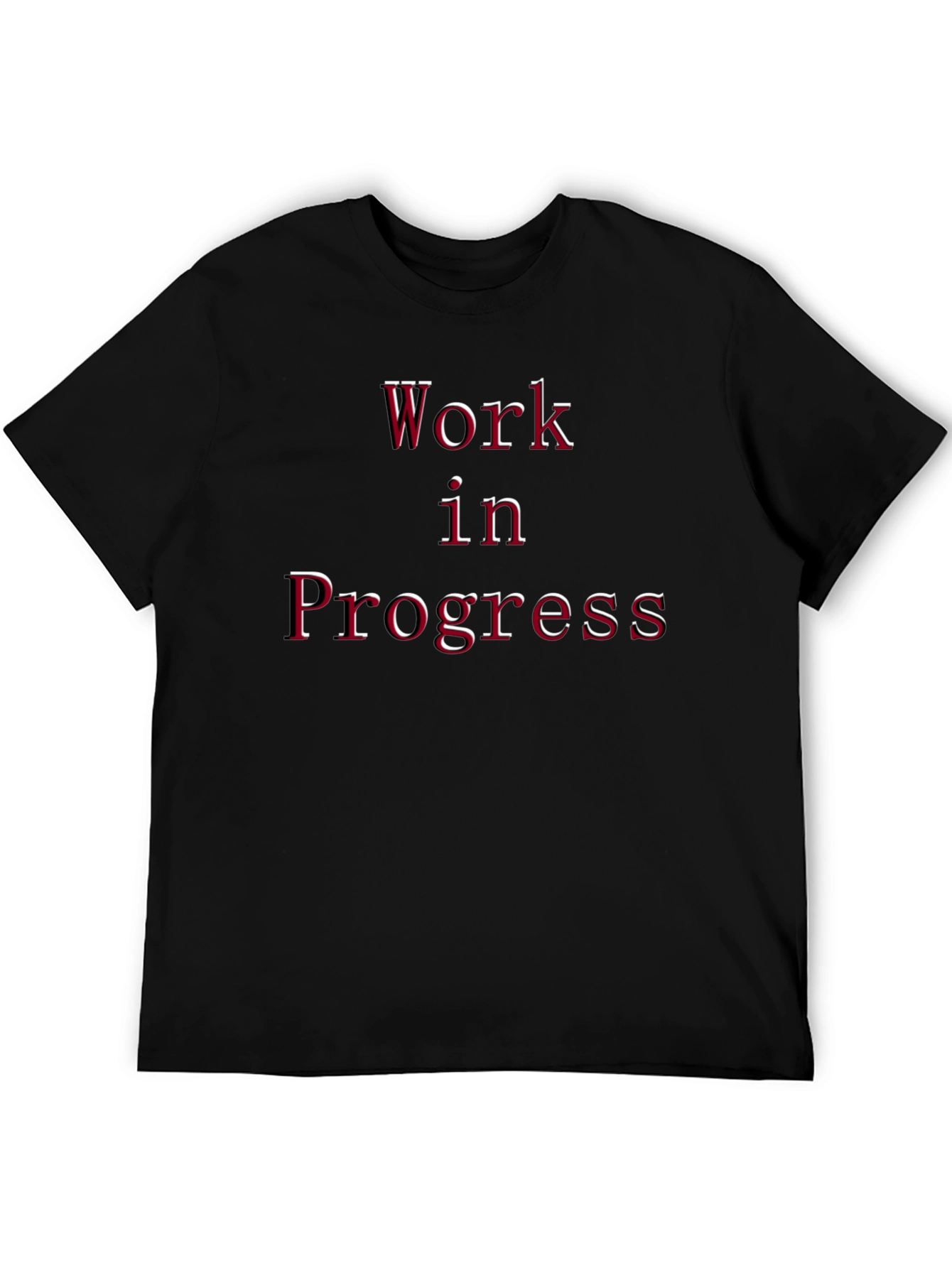 Work in Progress Graphic Tee - Black