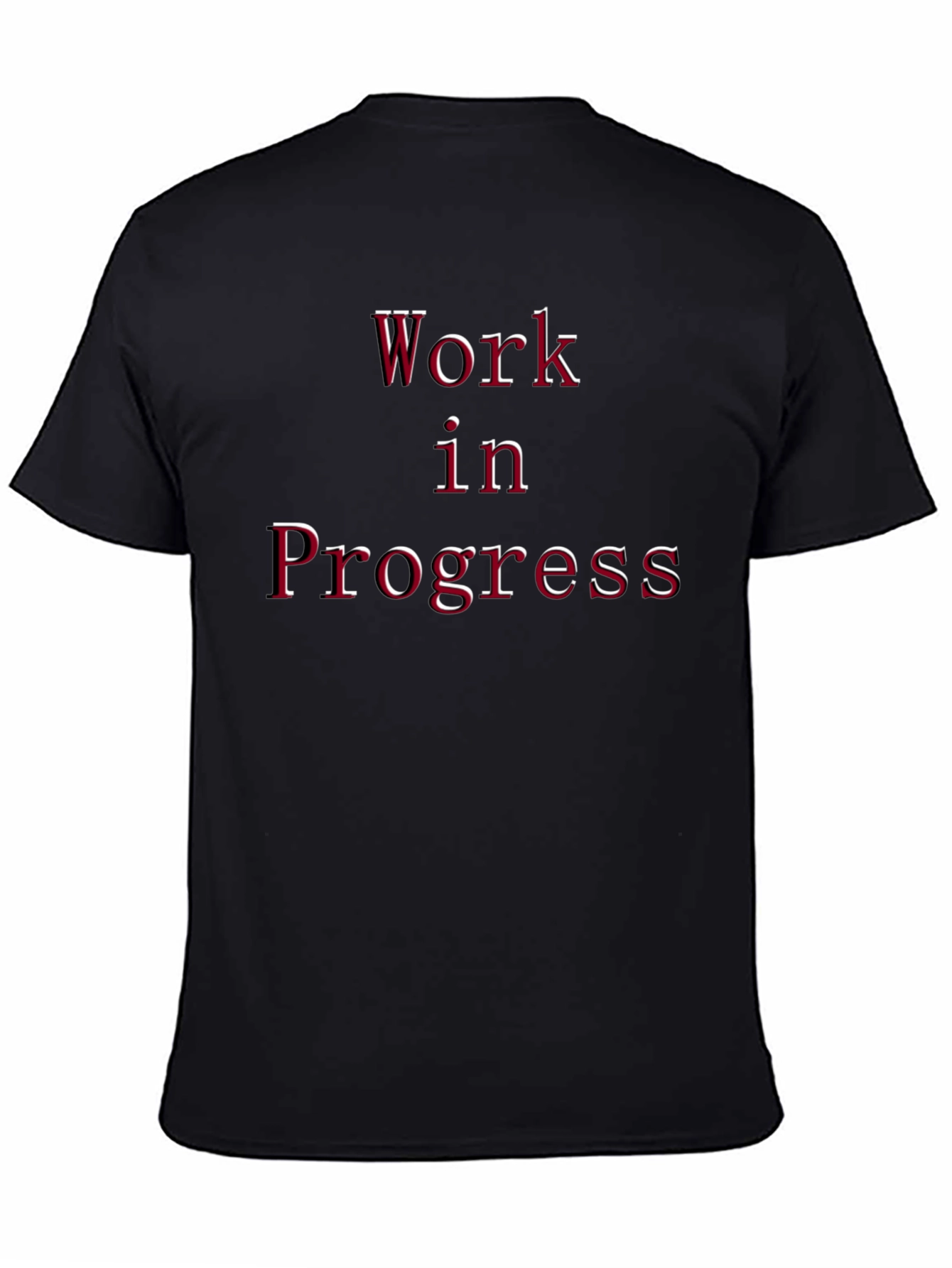 Work in Progress Graphic Tee - Black