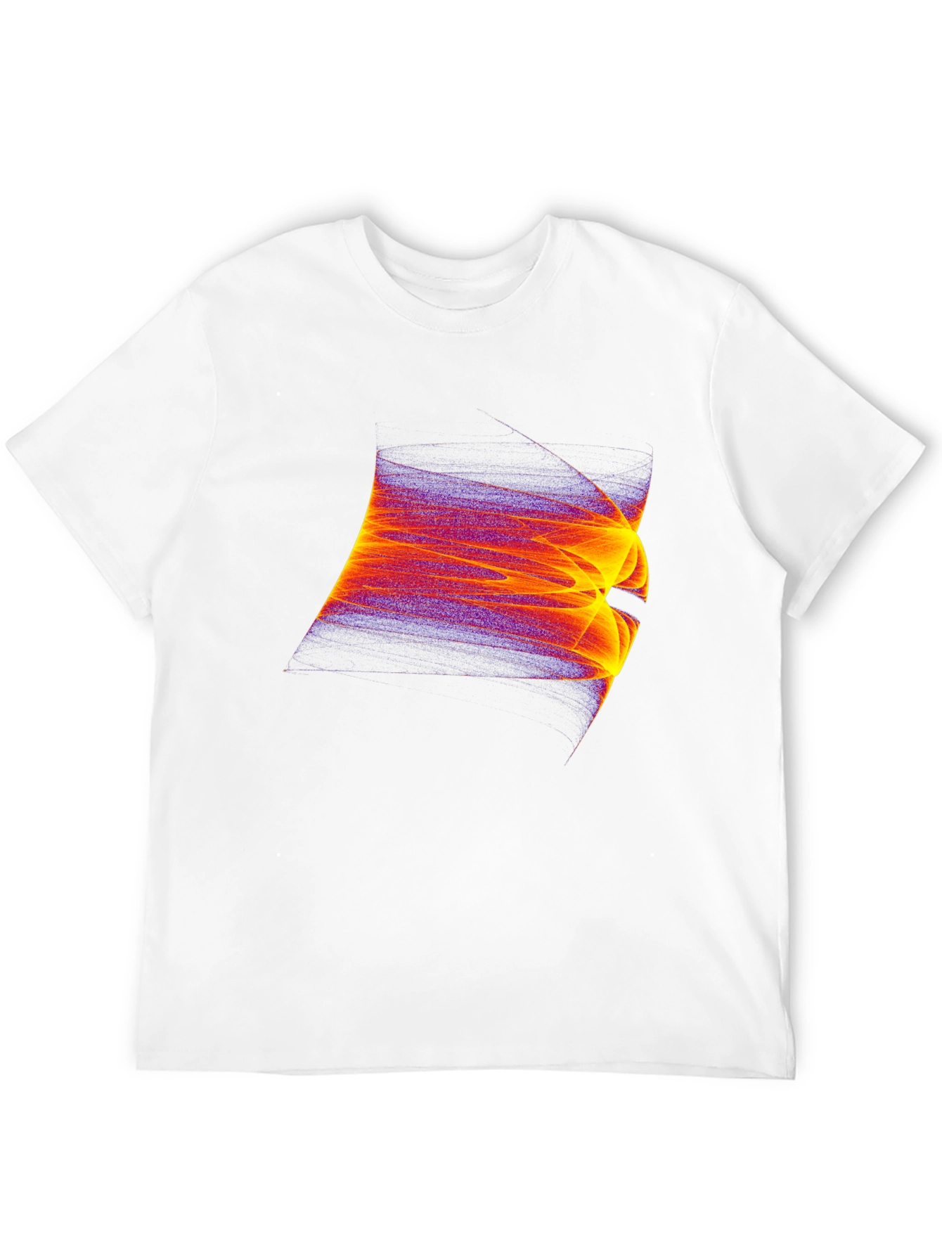Abstract Fire T-Shirt - Black Graphic Tee