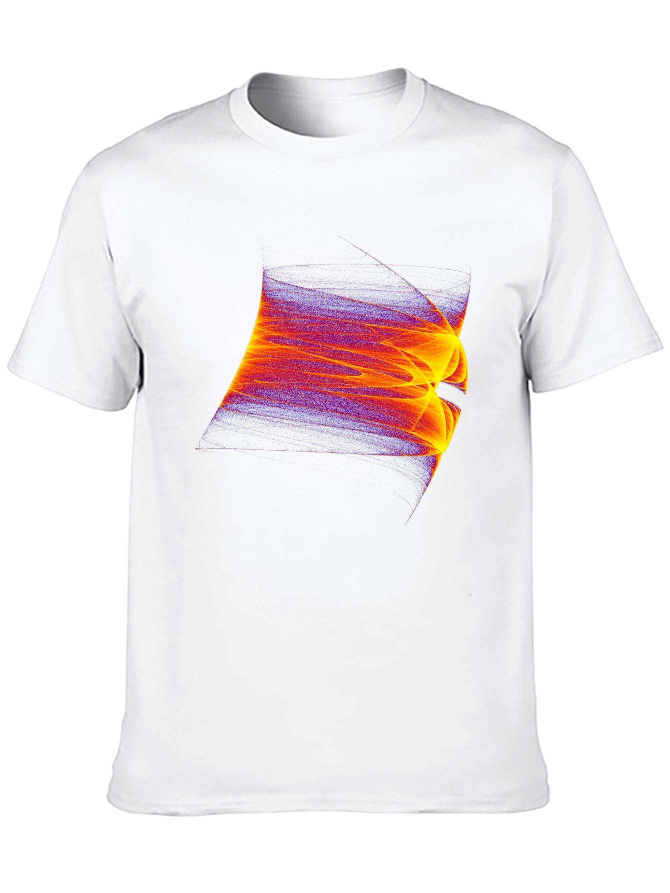 Abstract Fire T-Shirt - Black Graphic Tee