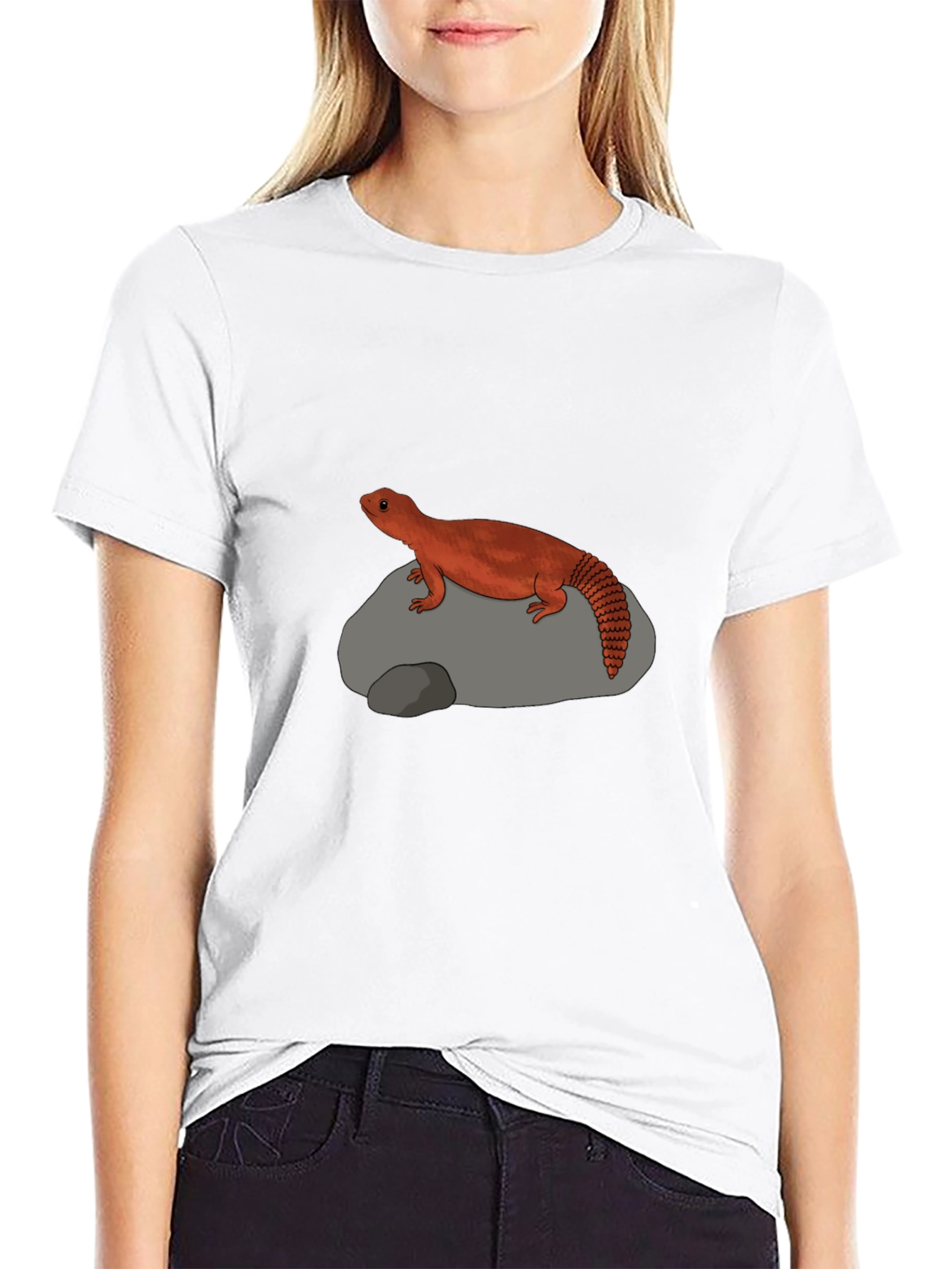 Armadillo Lizard Graphic Tee - Cool Reptile T-Shirt