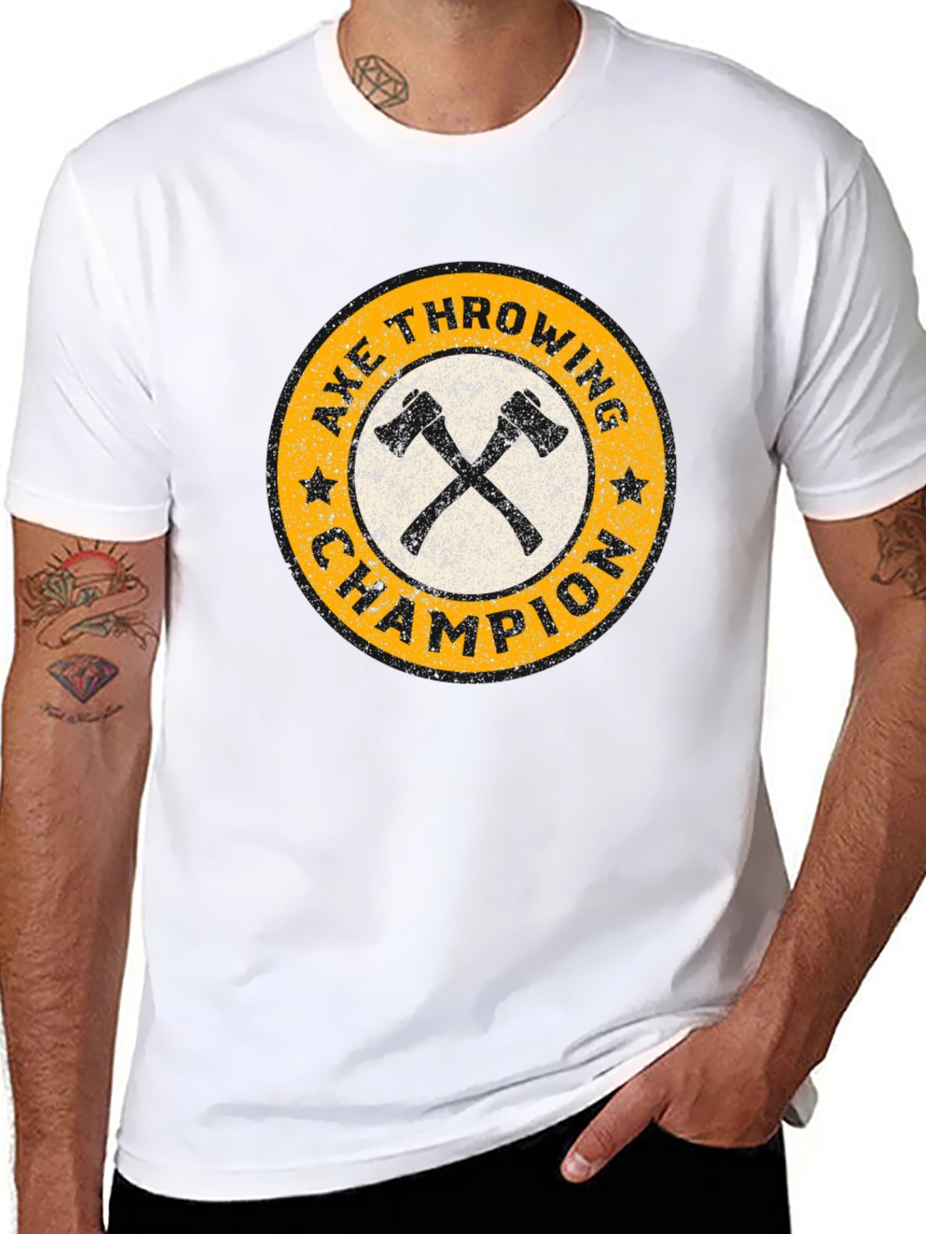 Axe Throwing Champion Graphic T-Shirt