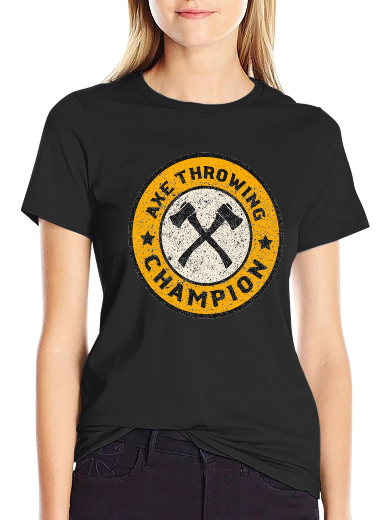 Axe Throwing Champion Graphic T-Shirt