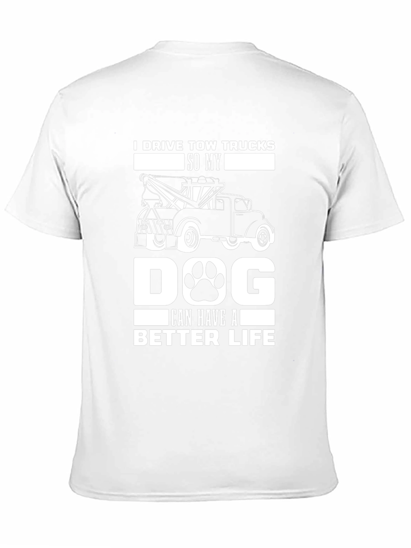 Tow Truck Dog Lover T-Shirt