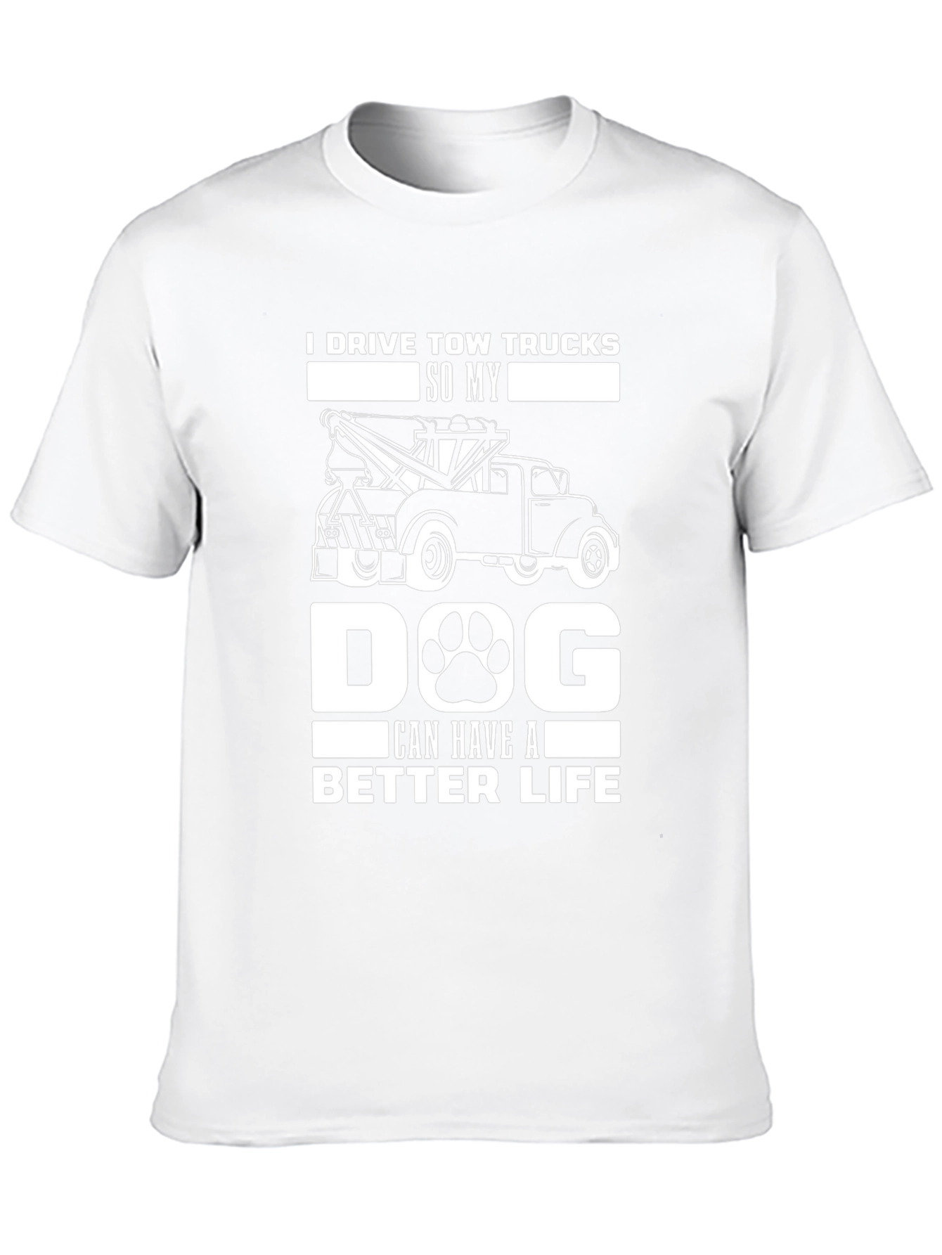 Tow Truck Dog Lover T-Shirt