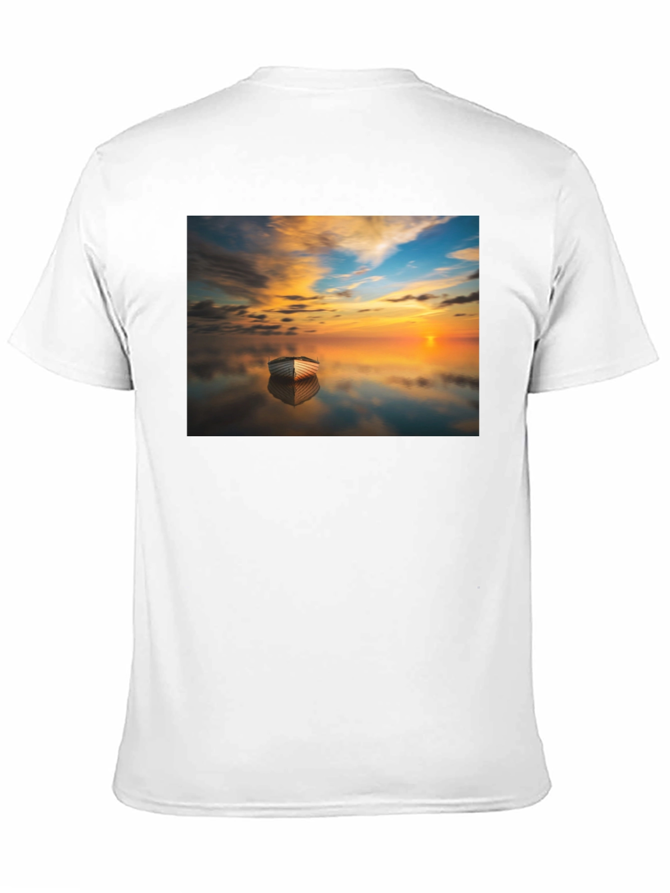 Sunset Boat Graphic Tee - Unique & Stylish