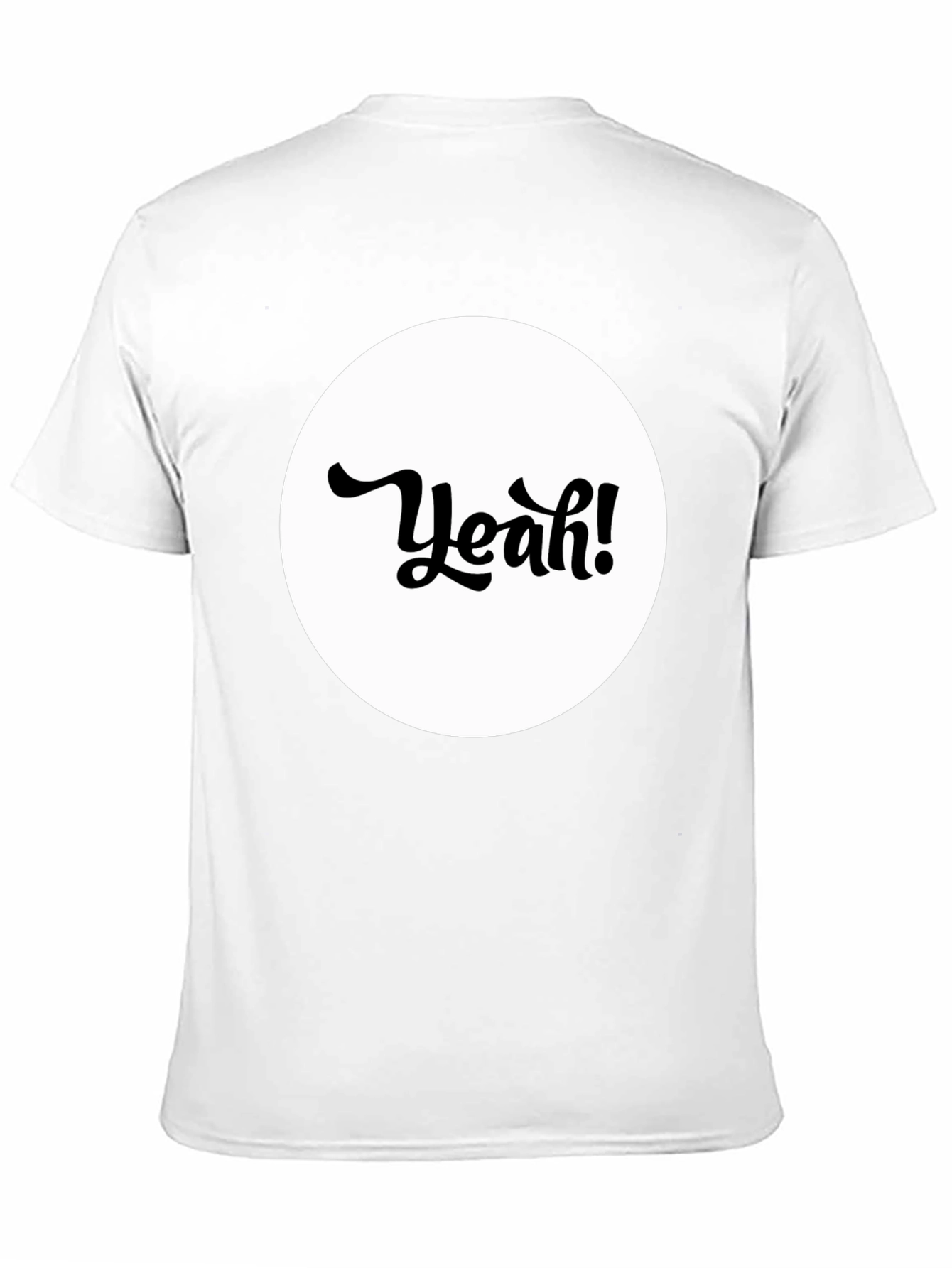 Yeah! Graphic Tee - Black Cotton T-Shirt