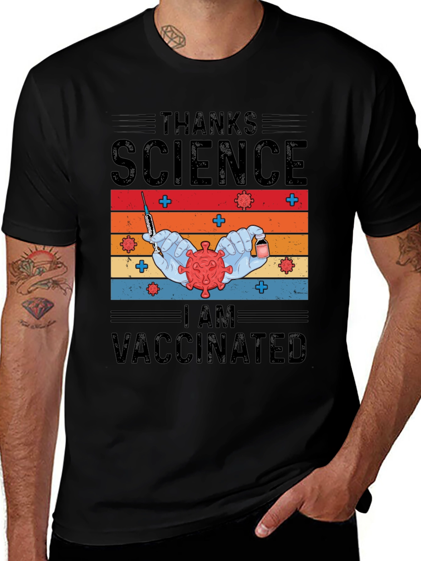 Thanks Science I Am Vaccinated T-Shirt
