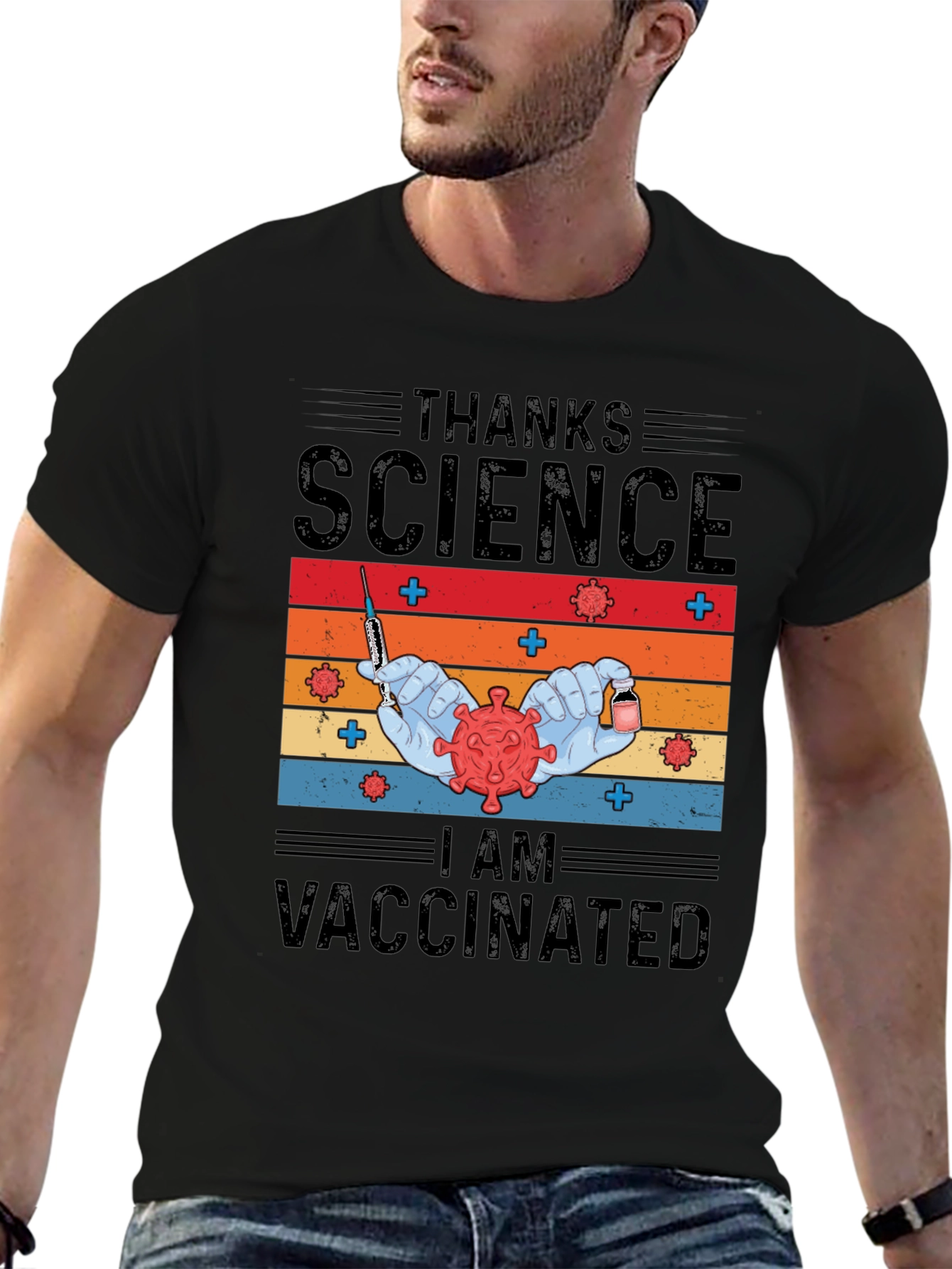 Thanks Science I Am Vaccinated T-Shirt