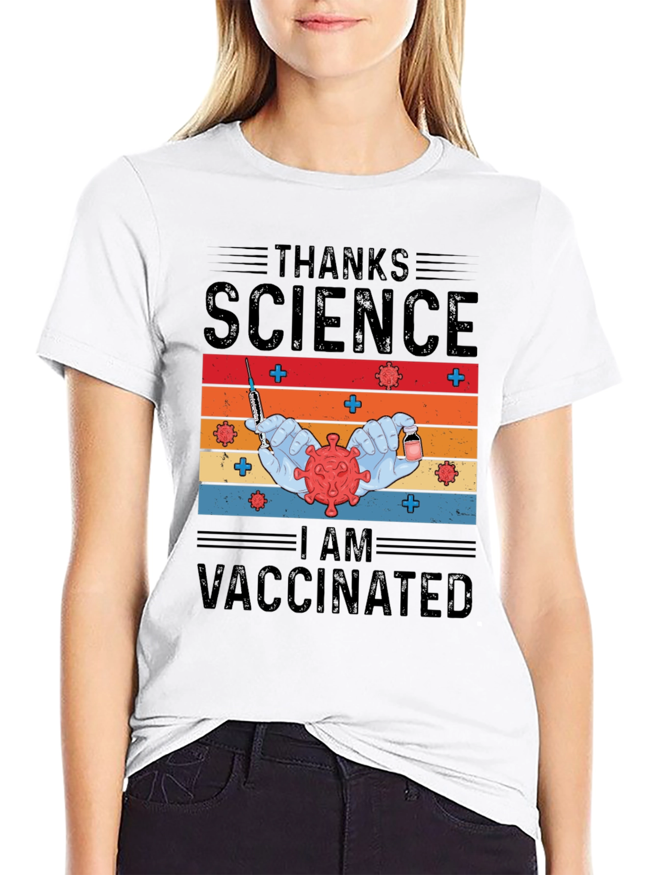 Thanks Science I Am Vaccinated T-Shirt