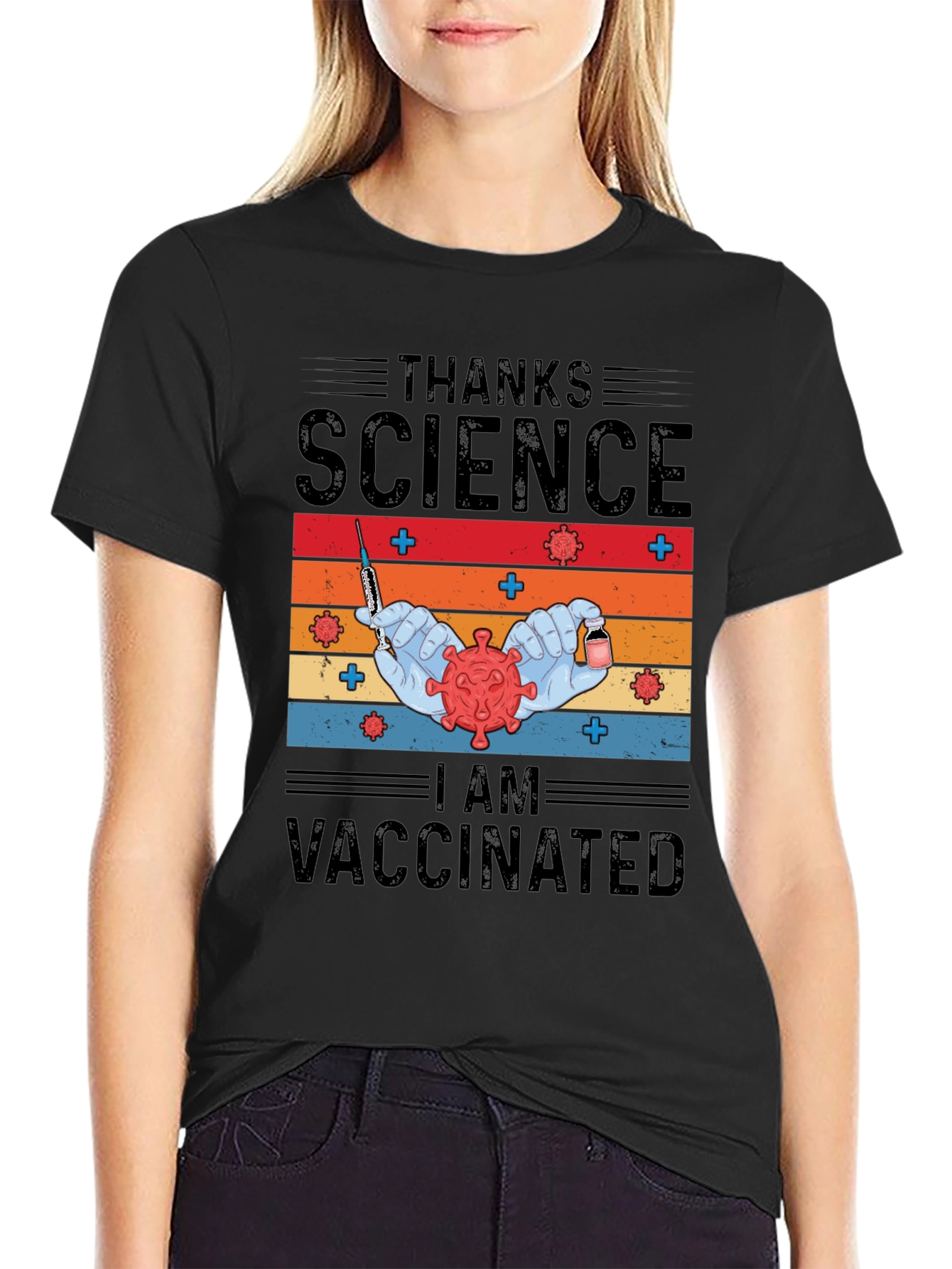 Thanks Science I Am Vaccinated T-Shirt