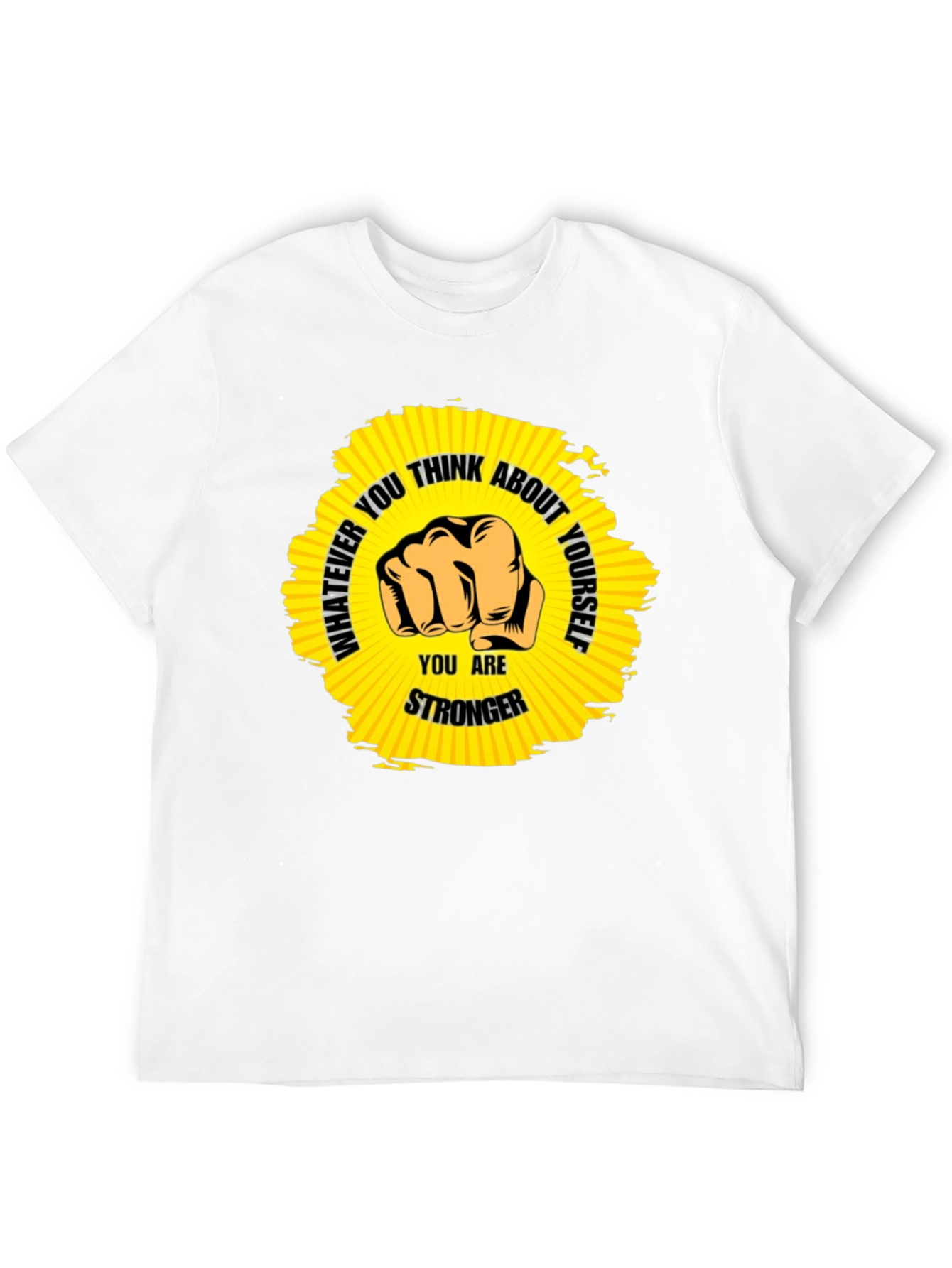 Stronger Fist Graphic Black Tee