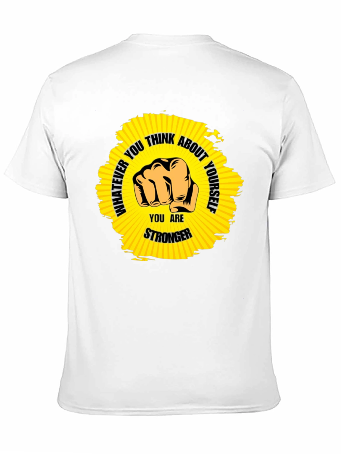 Stronger Fist Graphic Black Tee