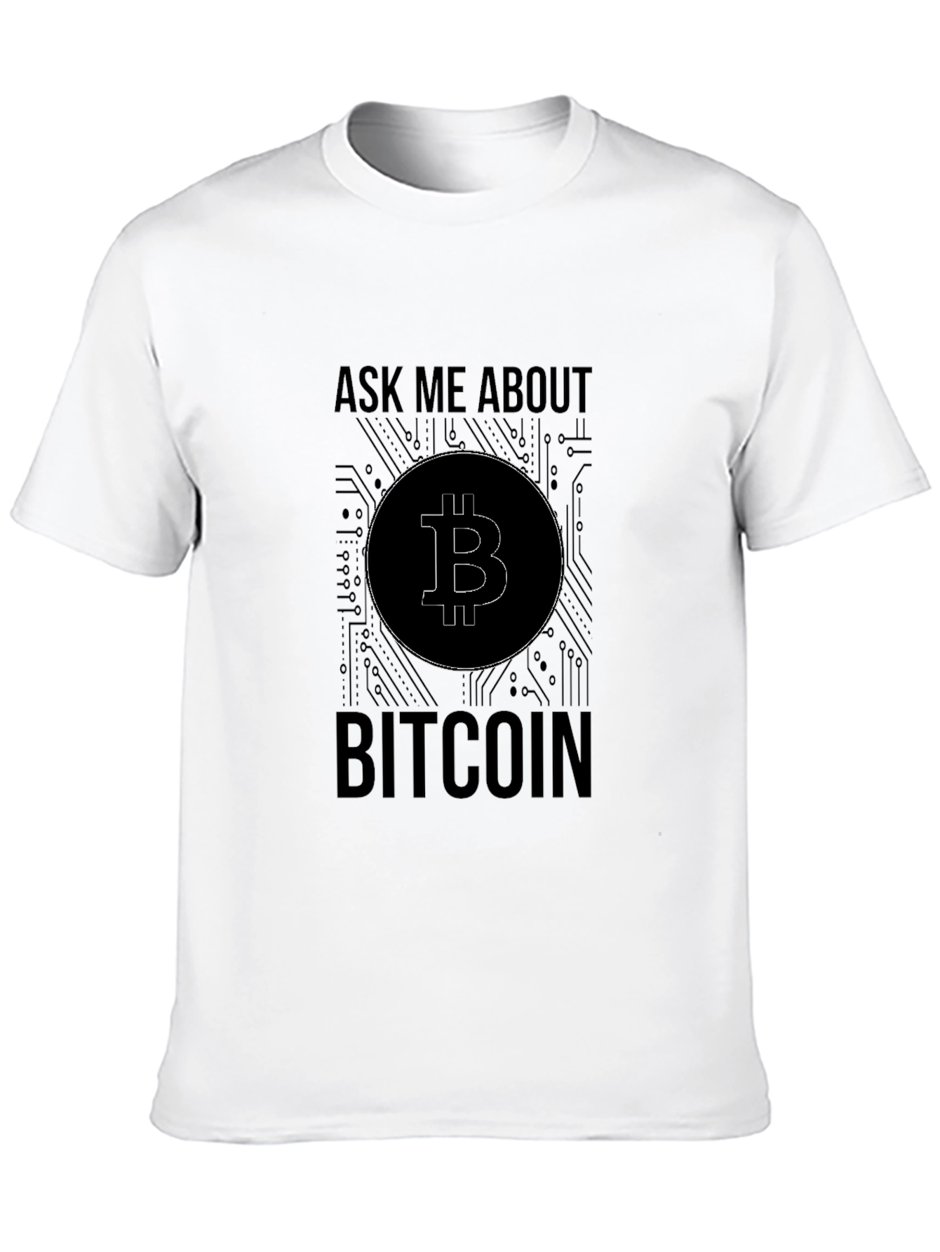 Bitcoin Ask Me About Crypto T-Shirt