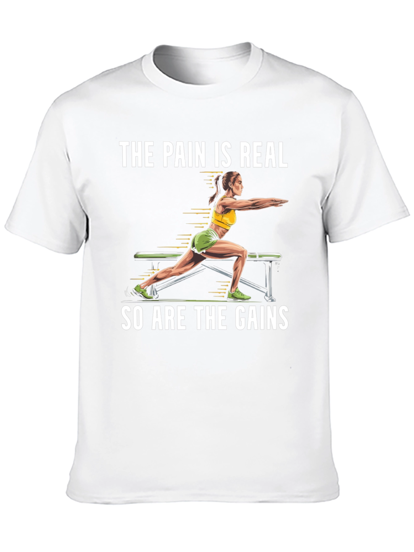 The Pain is Real Gym Workout T-Shirt