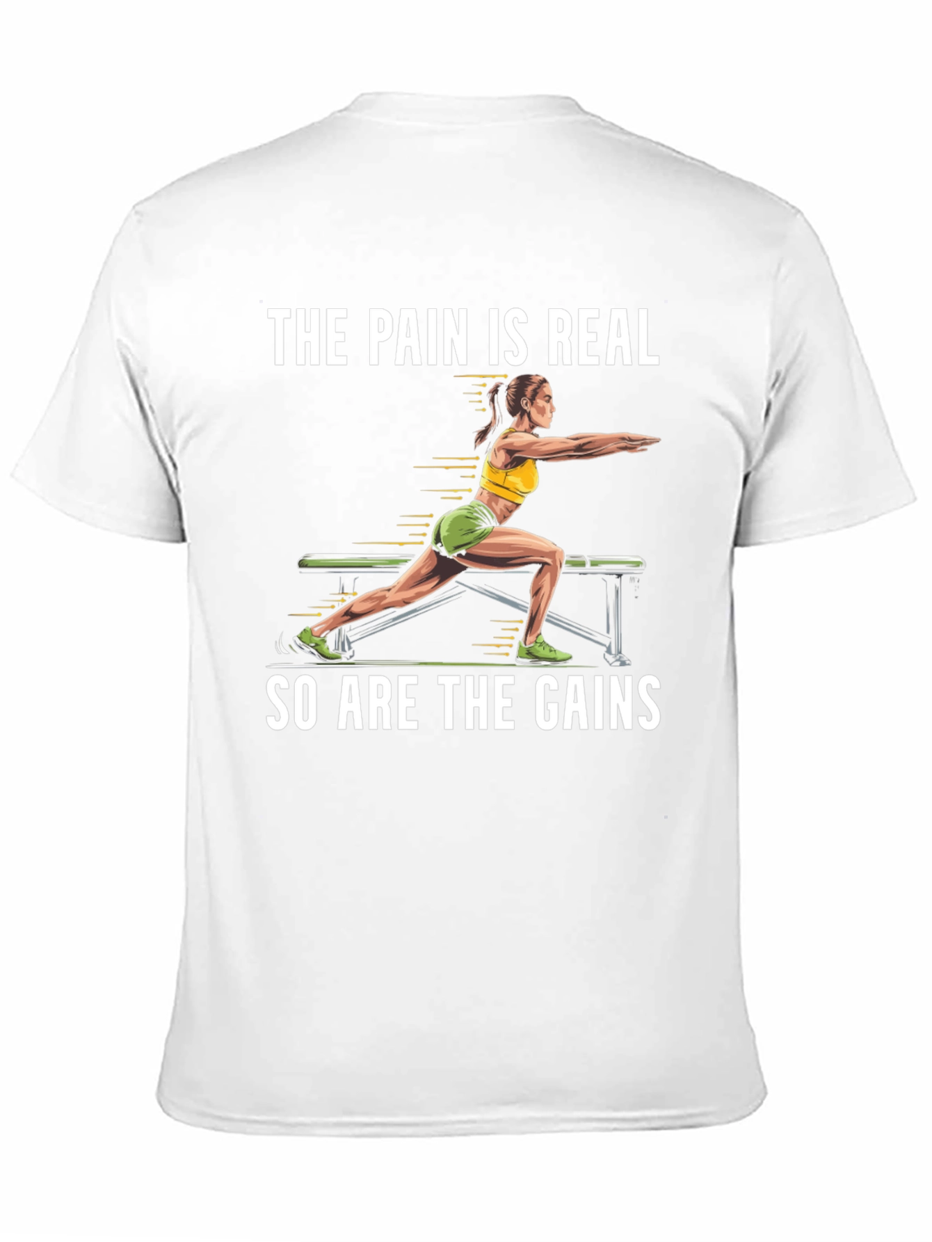 The Pain is Real Gym Workout T-Shirt