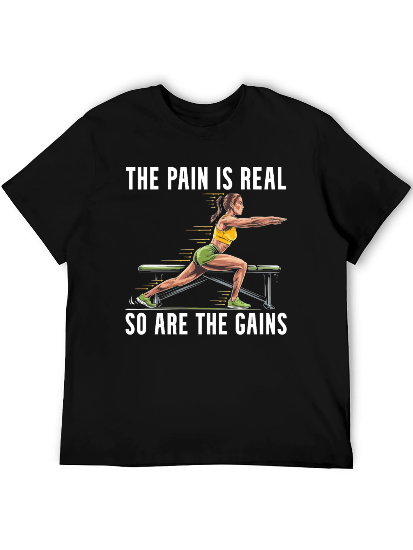 The Pain is Real Gym Workout T-Shirt