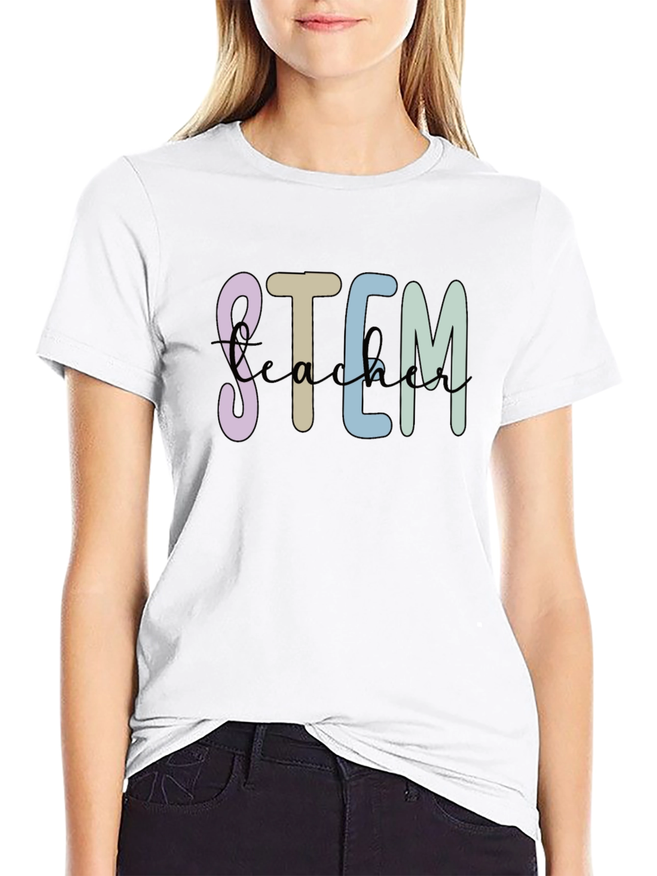 STEM Teacher Black T-Shirt