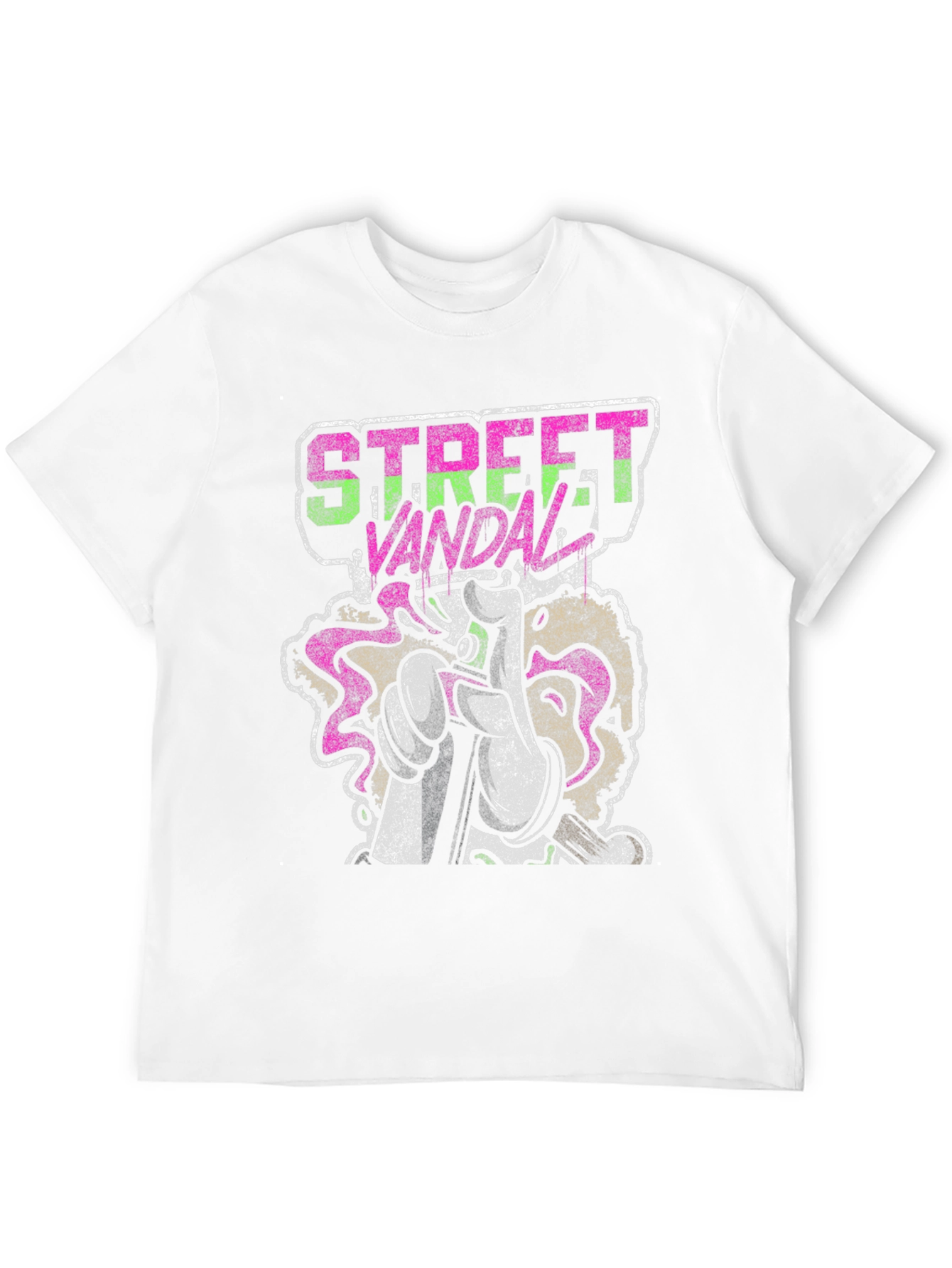 Street Vandal Graphic T-Shirt Urban Art Graffiti Style