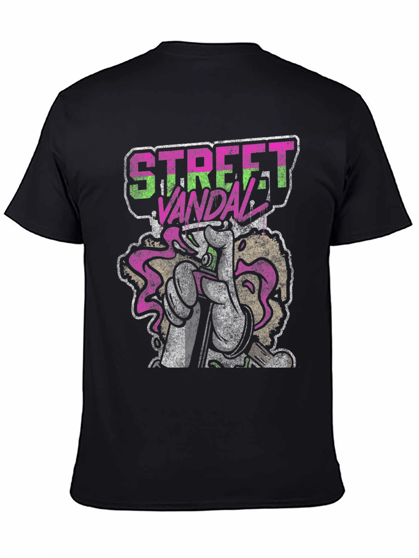 Street Vandal Graphic T-Shirt Urban Art Graffiti Style