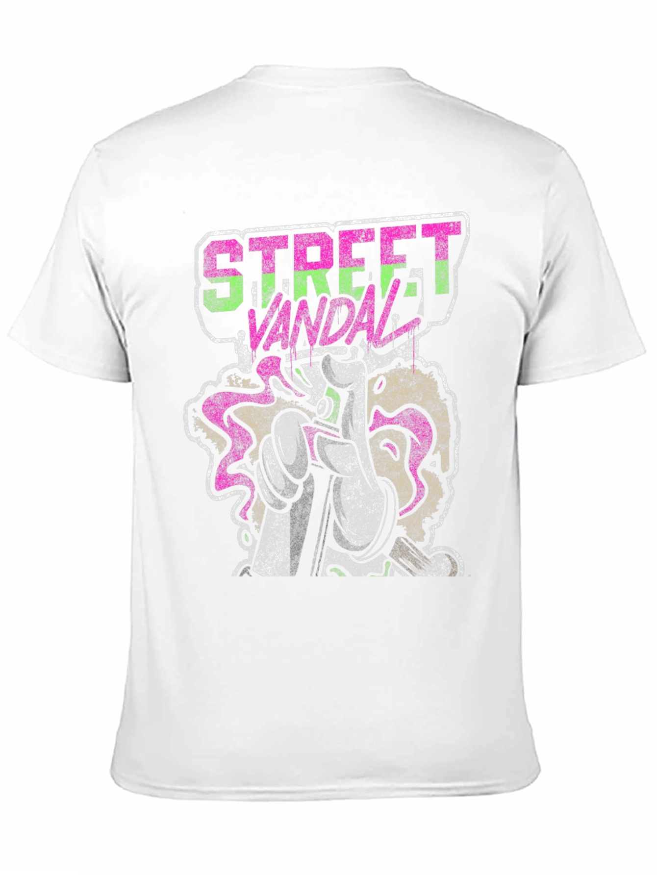 Street Vandal Graphic T-Shirt Urban Art Graffiti Style