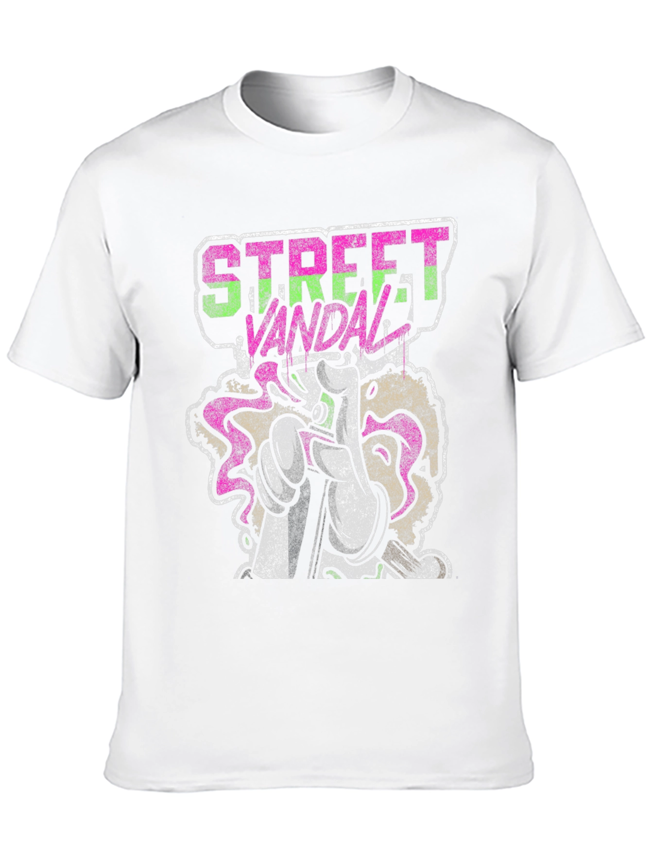 Street Vandal Graphic T-Shirt Urban Art Graffiti Style