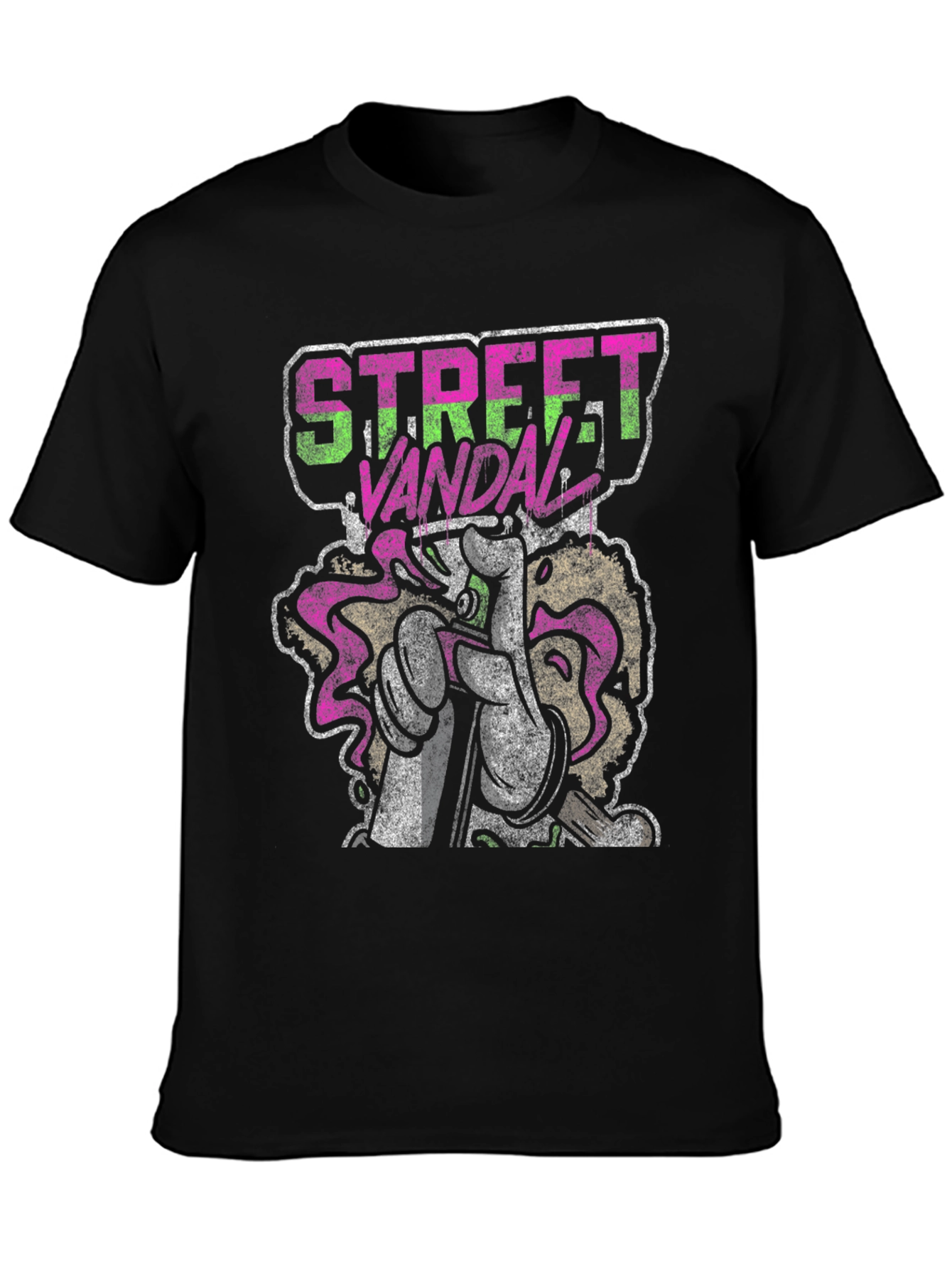 Street Vandal Graphic T-Shirt Urban Art Graffiti Style