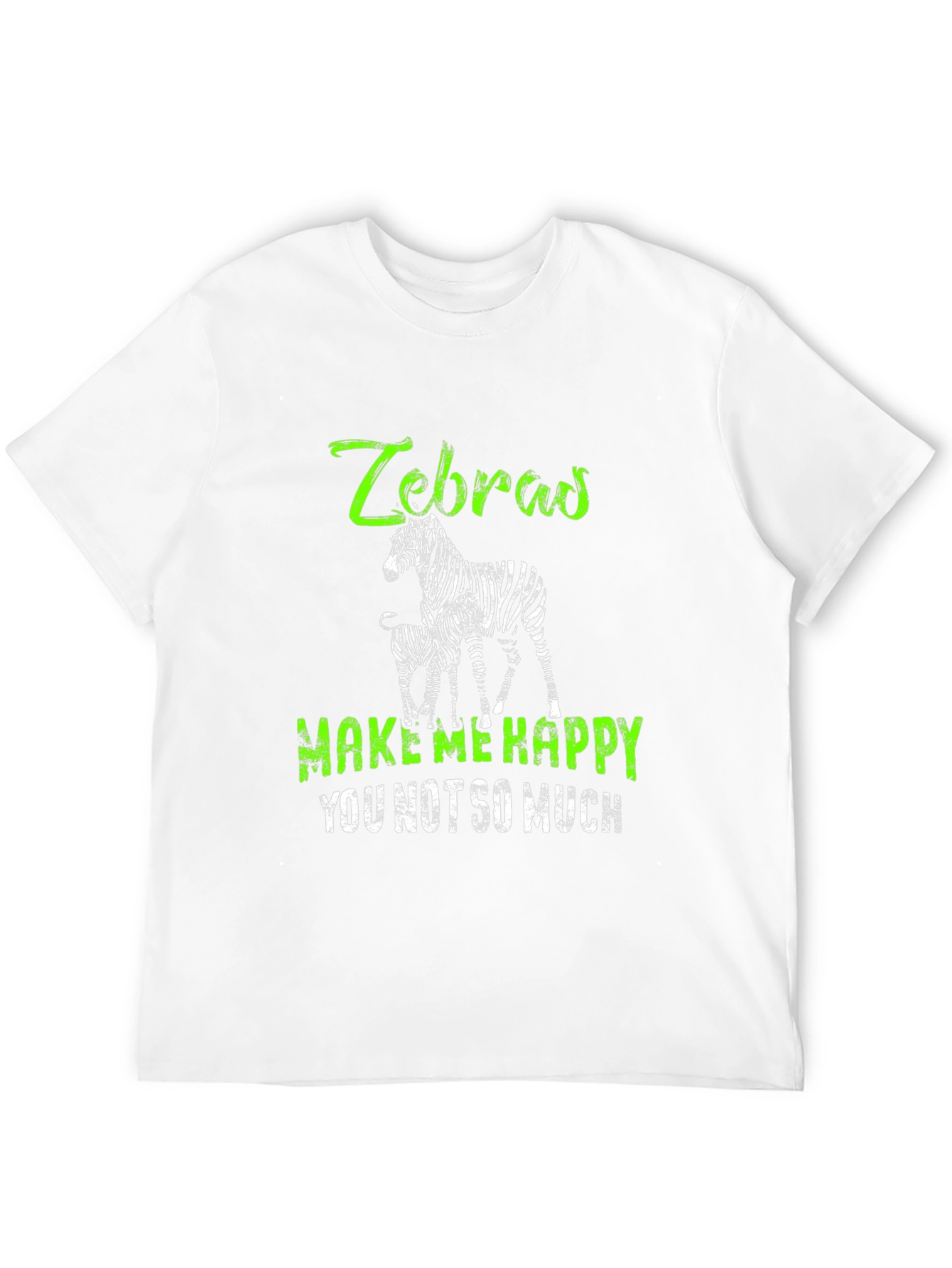 Zebras Make Me Happy T-Shirt