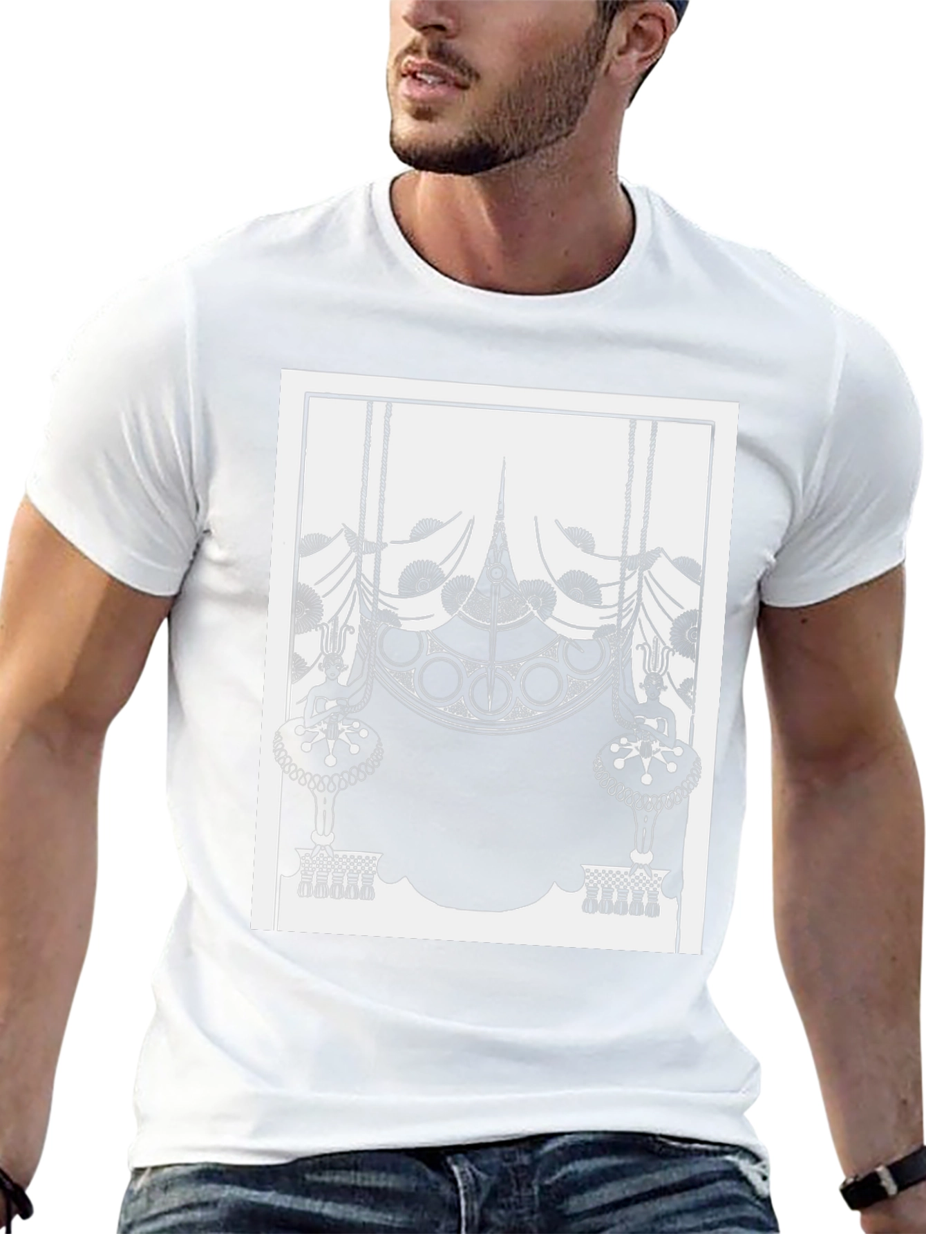 Abstract Art Deco Graphic Tee