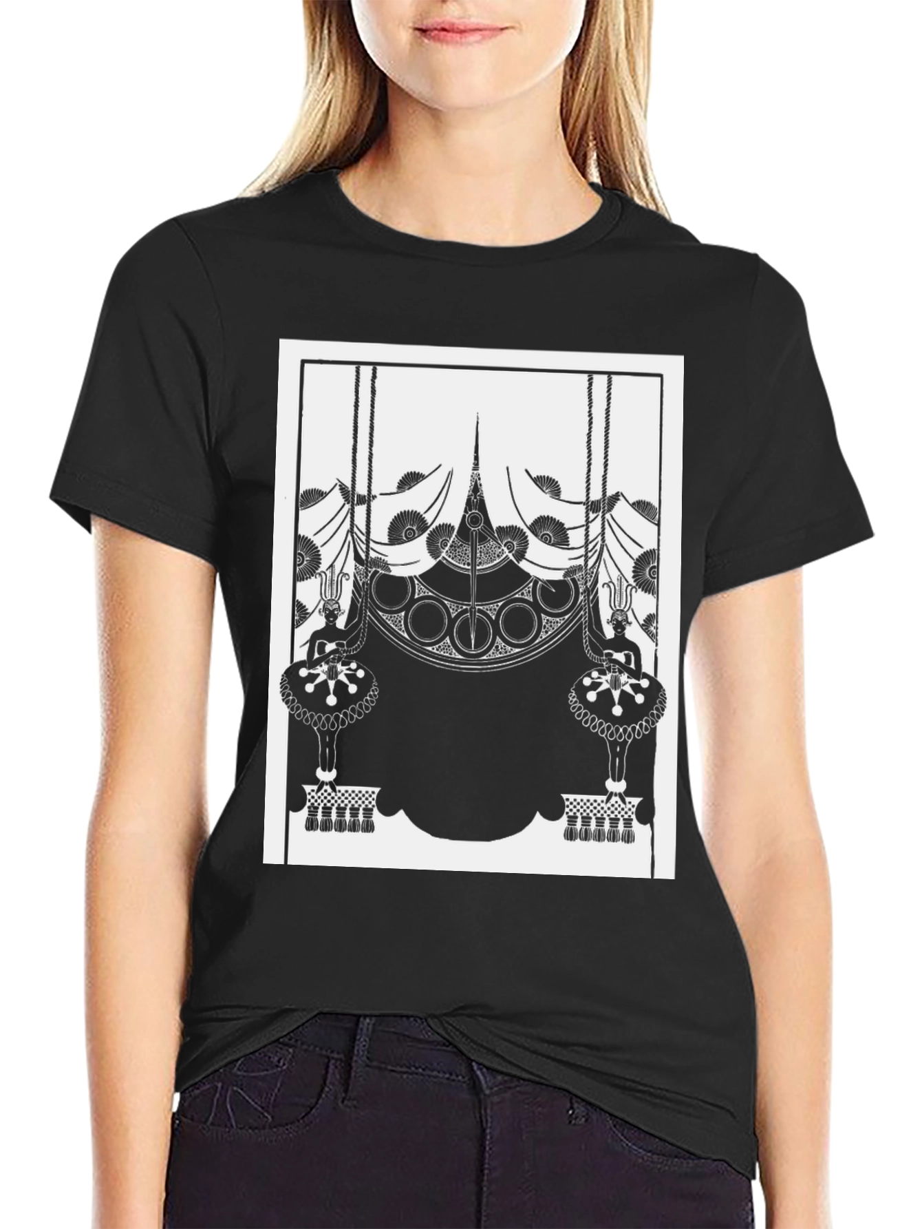 Abstract Art Deco Graphic Tee