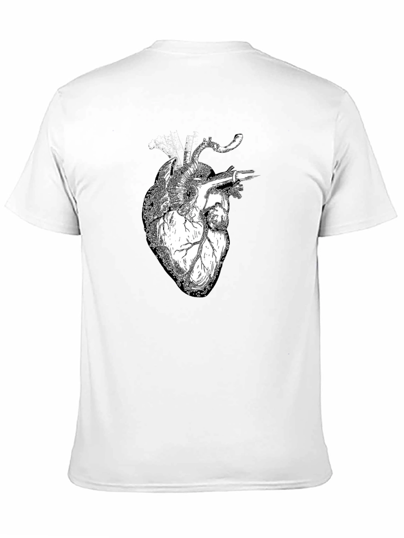 Anatomical Heart Graphic Black T-Shirt