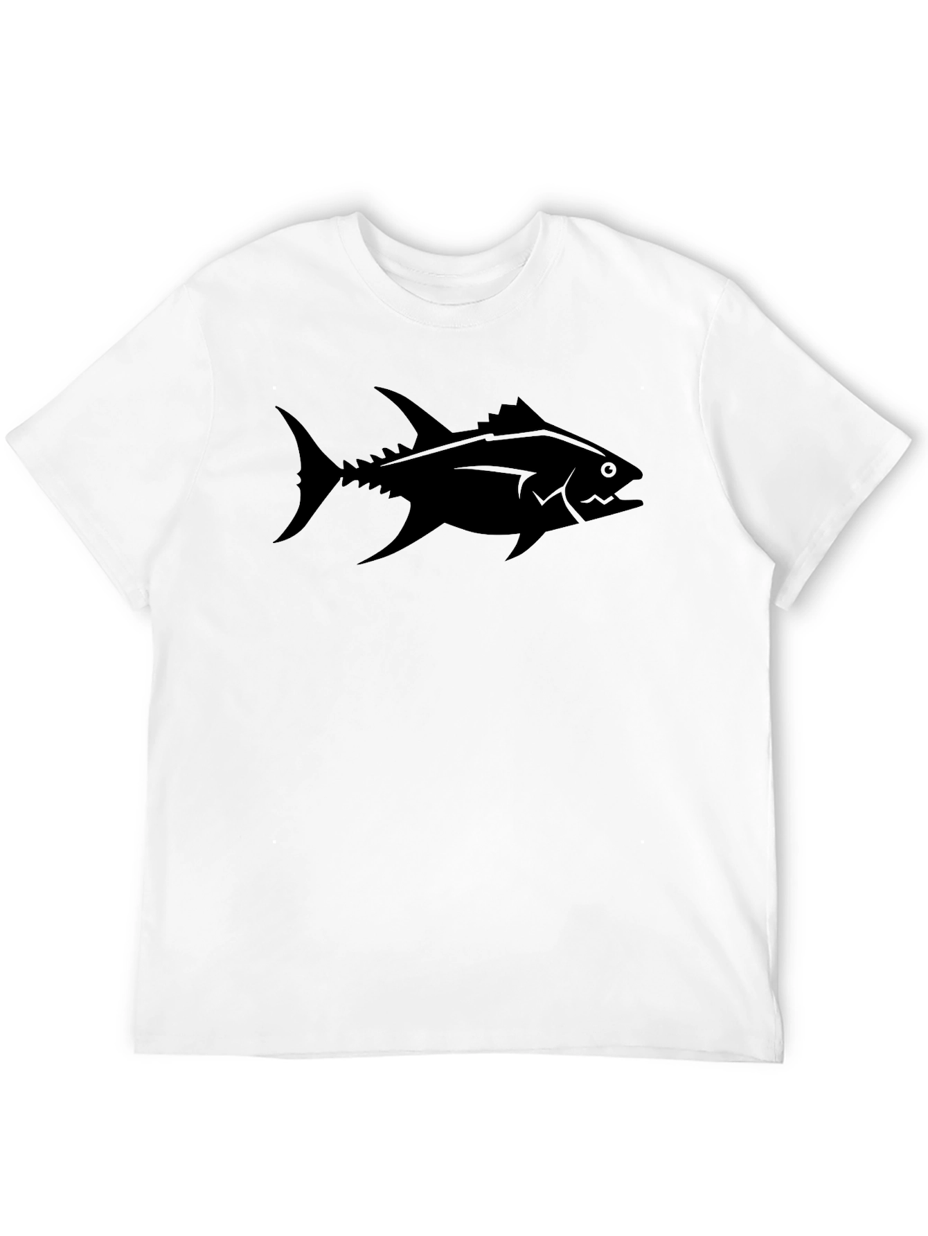 Black Tuna Graphic Tee - Cool Fishing Shirt