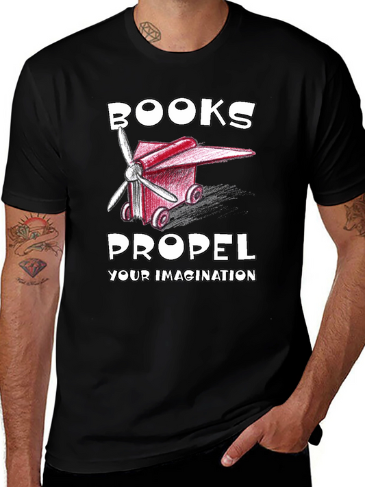 Books Propel Your Imagination Graphic Tee
