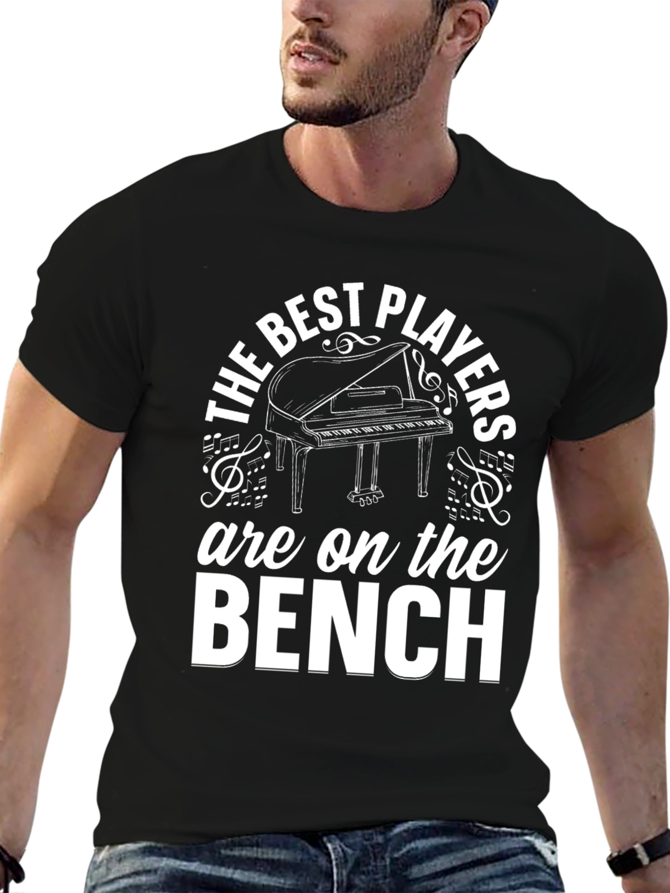 The Best Players Piano Graphic Tee