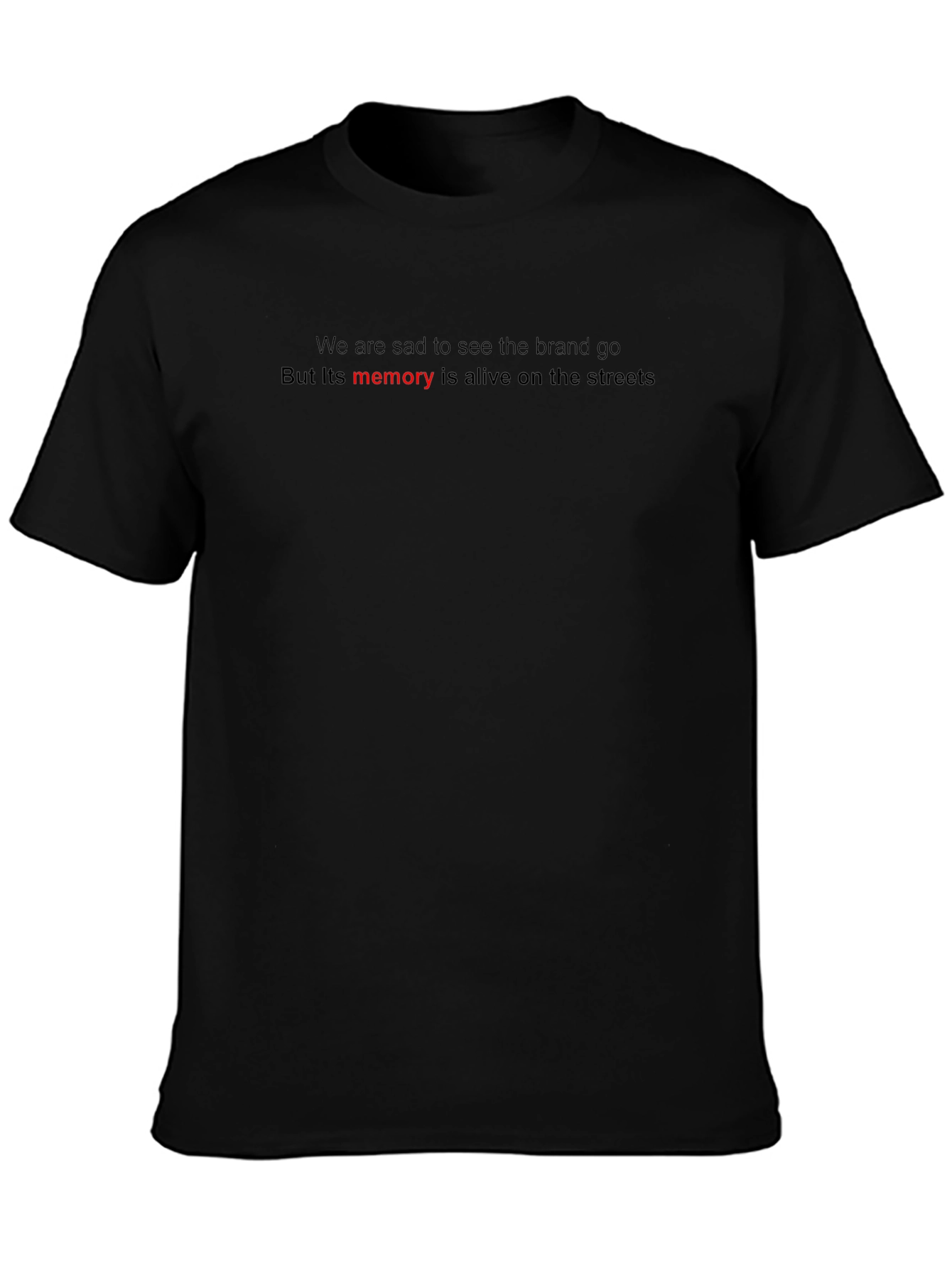 Streetwear Graphic T-Shirt - Memory Alive