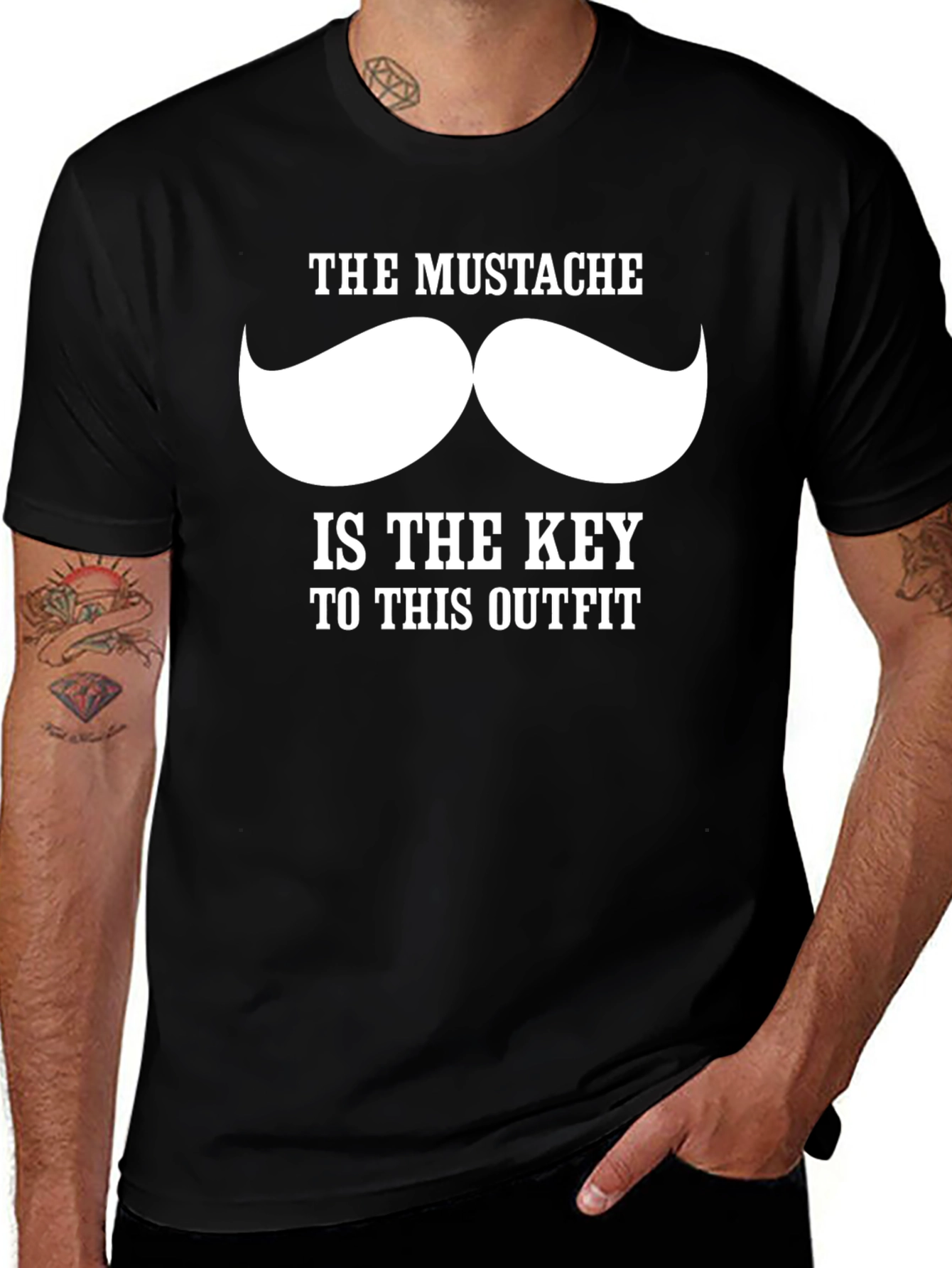 The Mustache is The Key T-Shirt