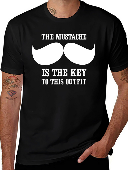 The Mustache is The Key T-Shirt