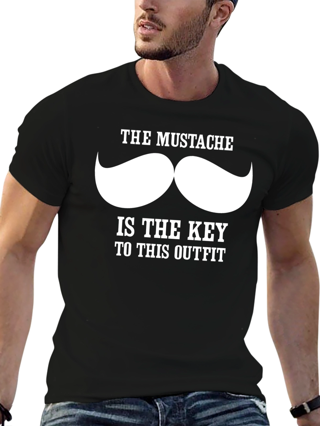 The Mustache is The Key T-Shirt